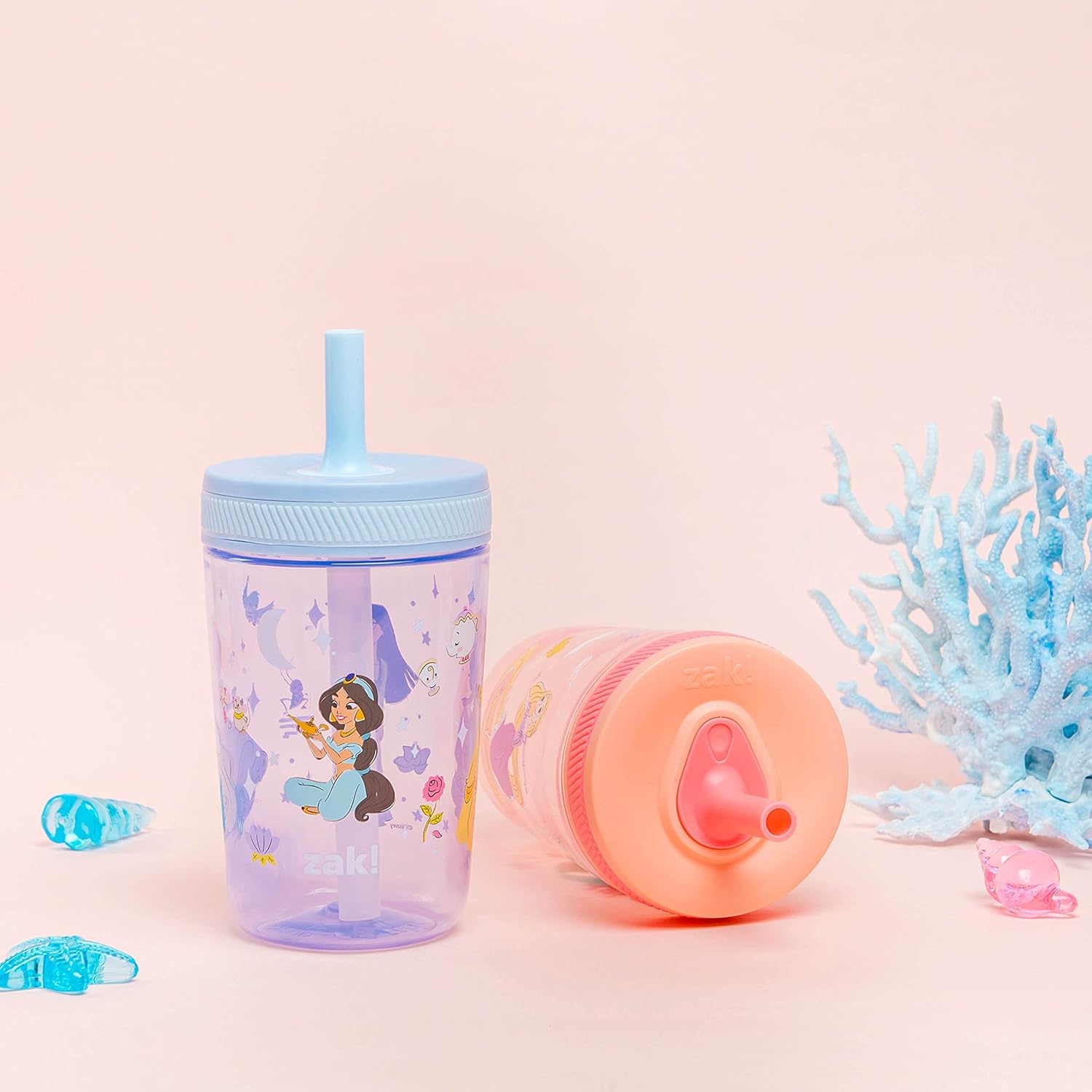 Zak Designs Disney Princess Kelso Toddler Cups 2-Pack 15oz