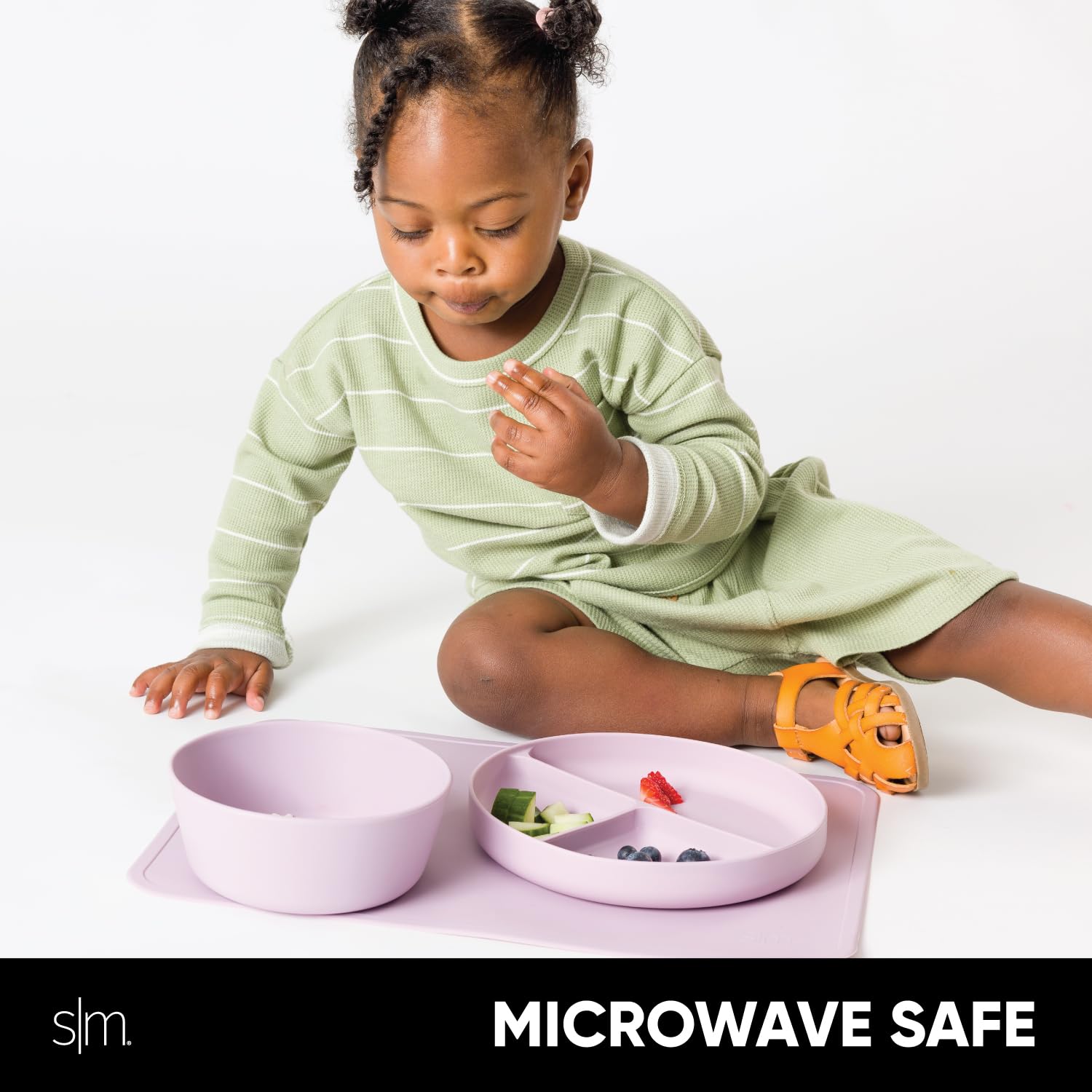 Simple Modern Baby Shark Silicone Plate for Kids