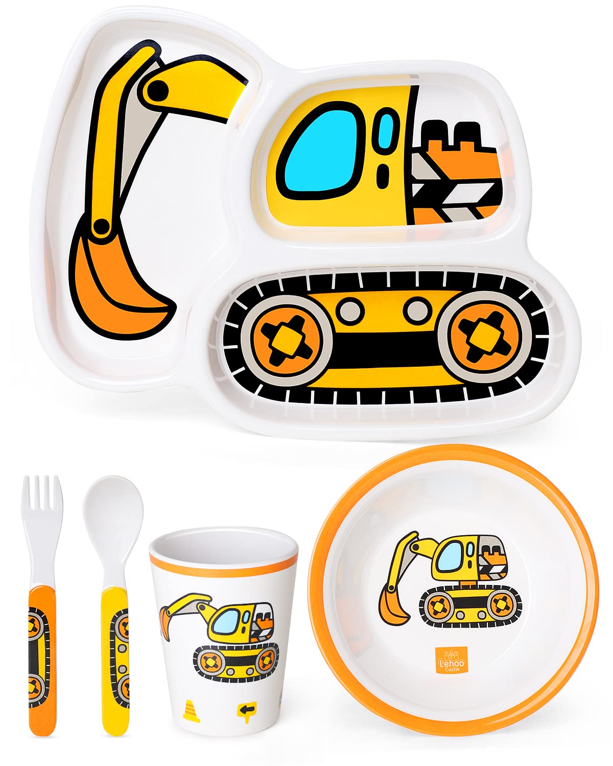 Lehoo Castle Kids Dinnerware Set 5 Piece
