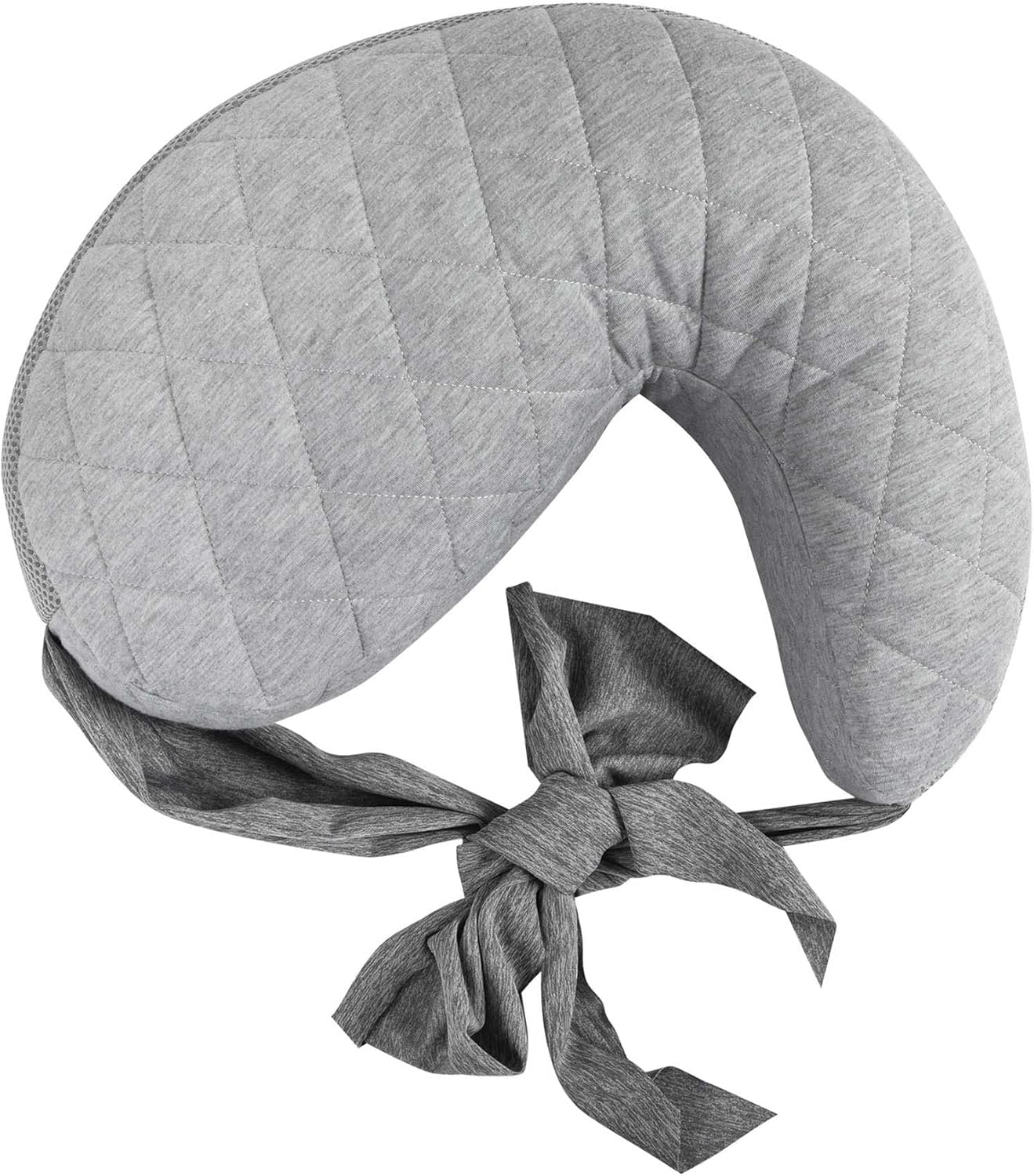 Boppy Anywhere Travel Nursing Pillow Soft Gray