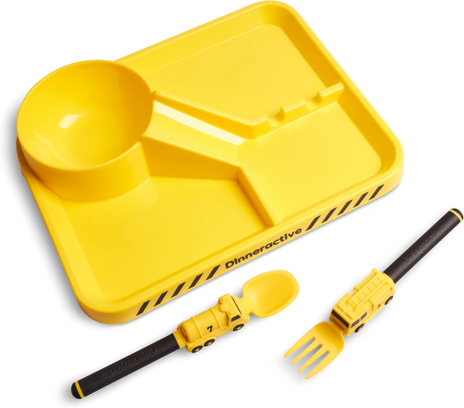 Dinneractive Kids Firefighter 3PC Dinnerware Set