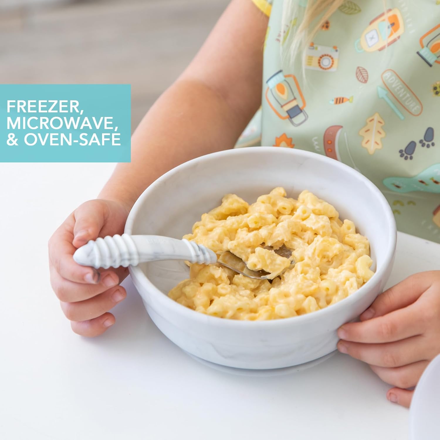 Bumkins Baby Bowl with Suction and Sloped Base