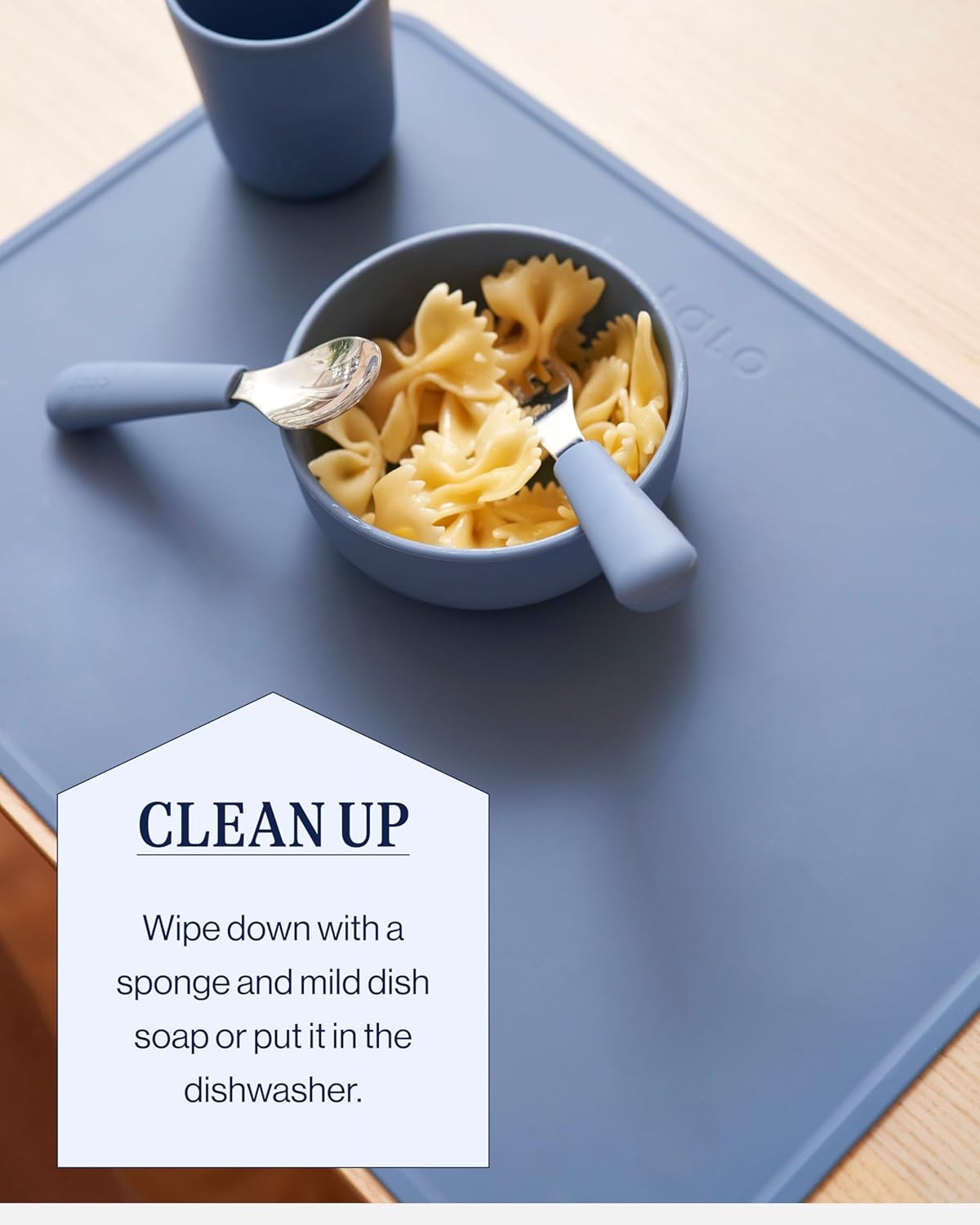 Lalo Silicone Placemat for Toddlers Babies
