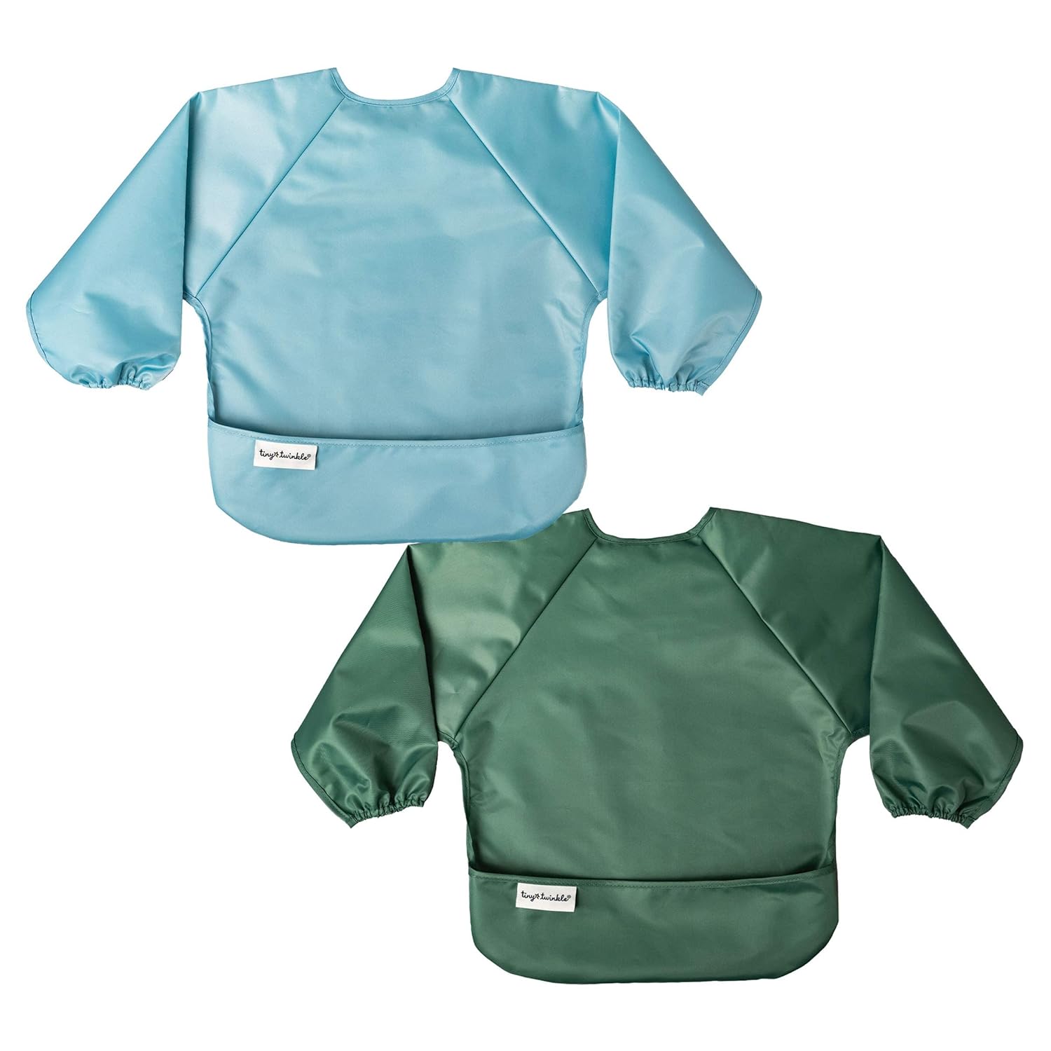 Tiny Twinkle Waterproof Baby Bibs 2 Pack Eating Smock