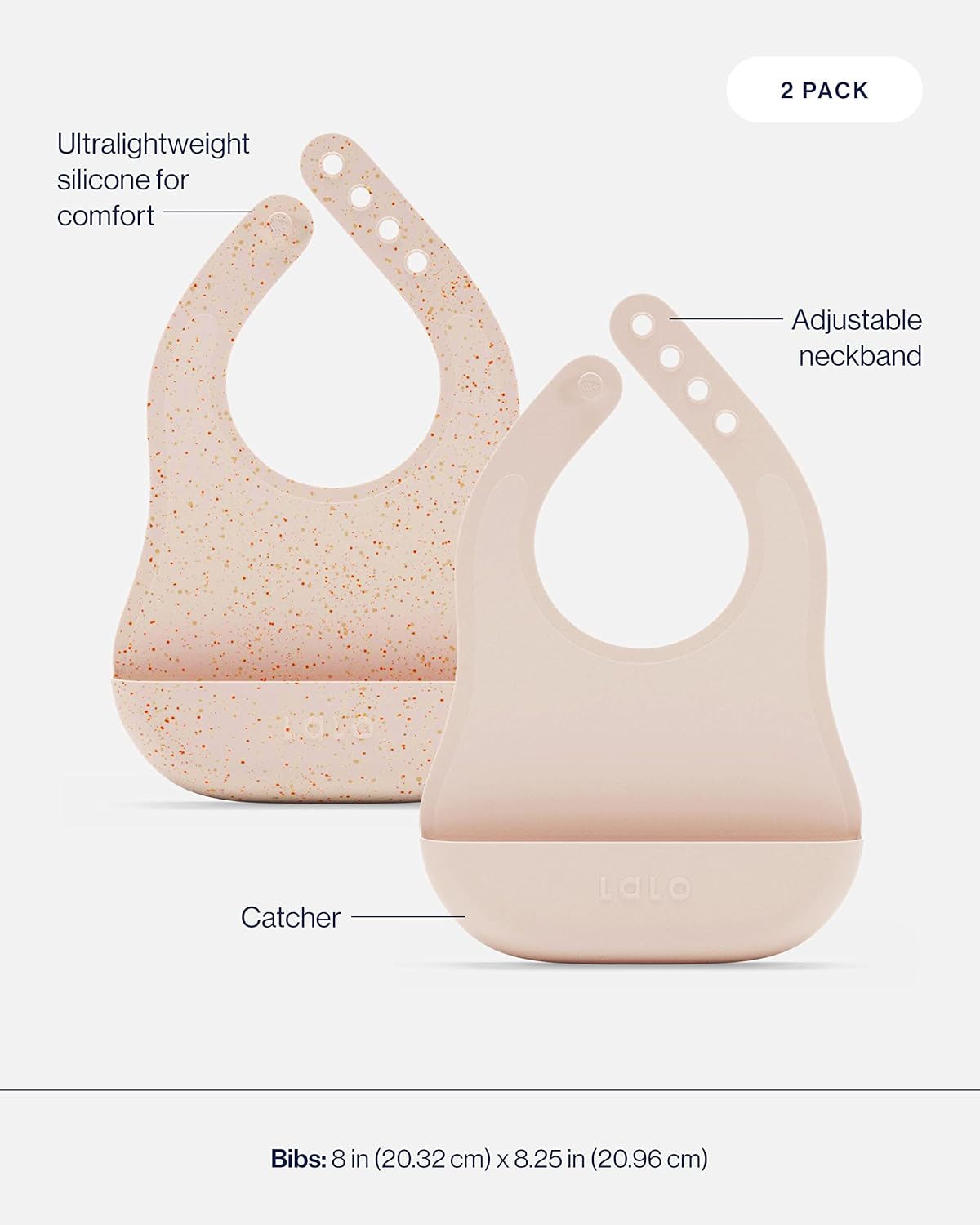 Lalo First Bites Silicone Feeding Set - 6 Pieces
