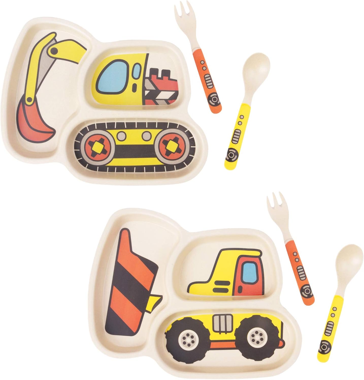 Construction Themed Kids Dinnerware Set 3-Piece