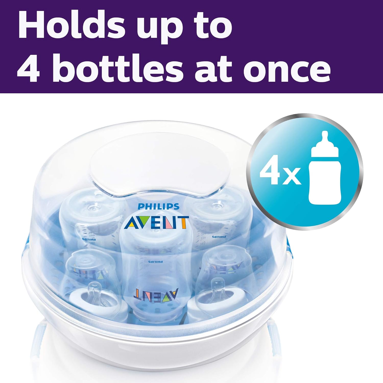 Philips AVENT Microwave Sterilizer for Baby Bottles and More