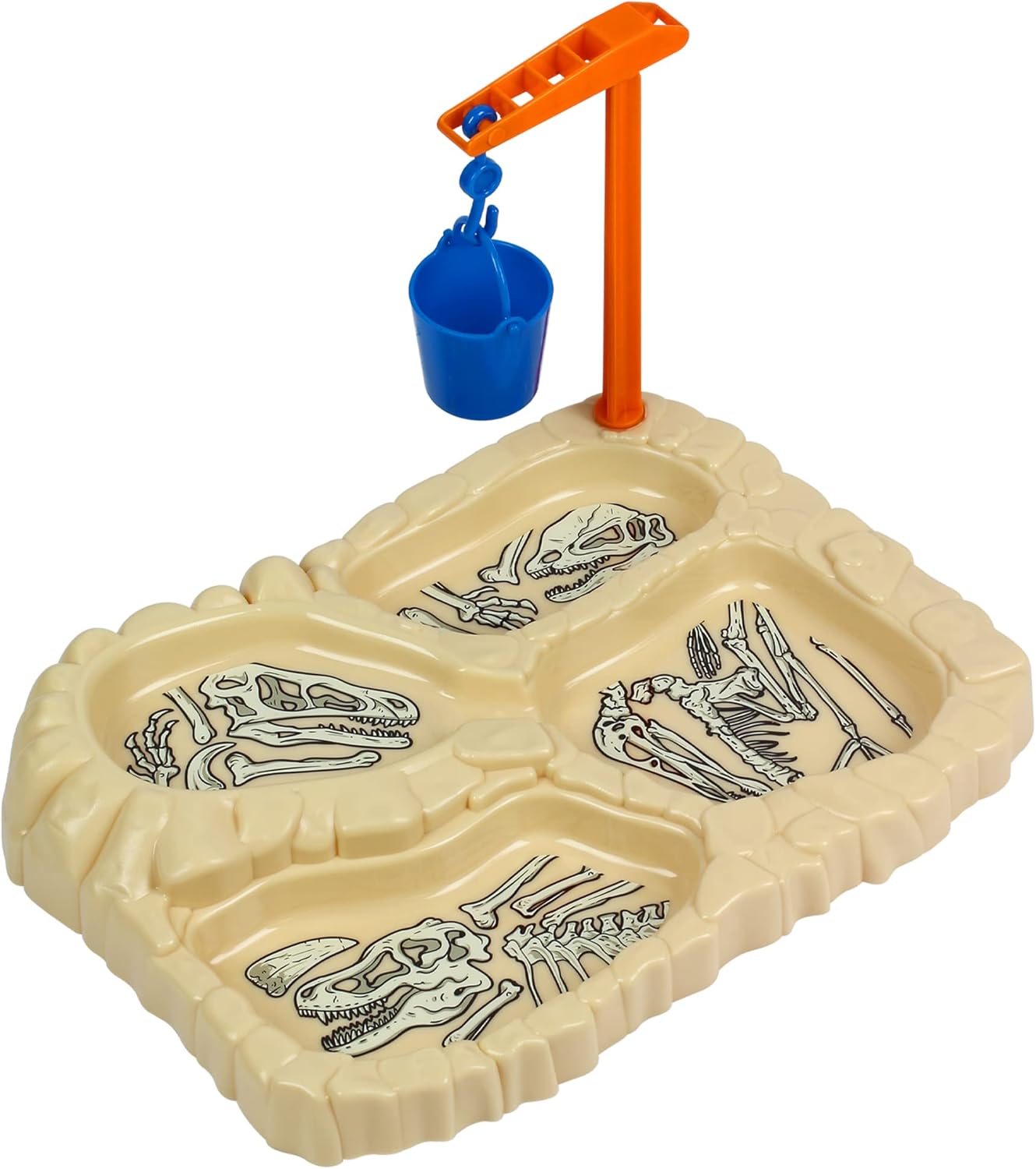 KidsFunwares T-Rex Excavation Plate for Kids