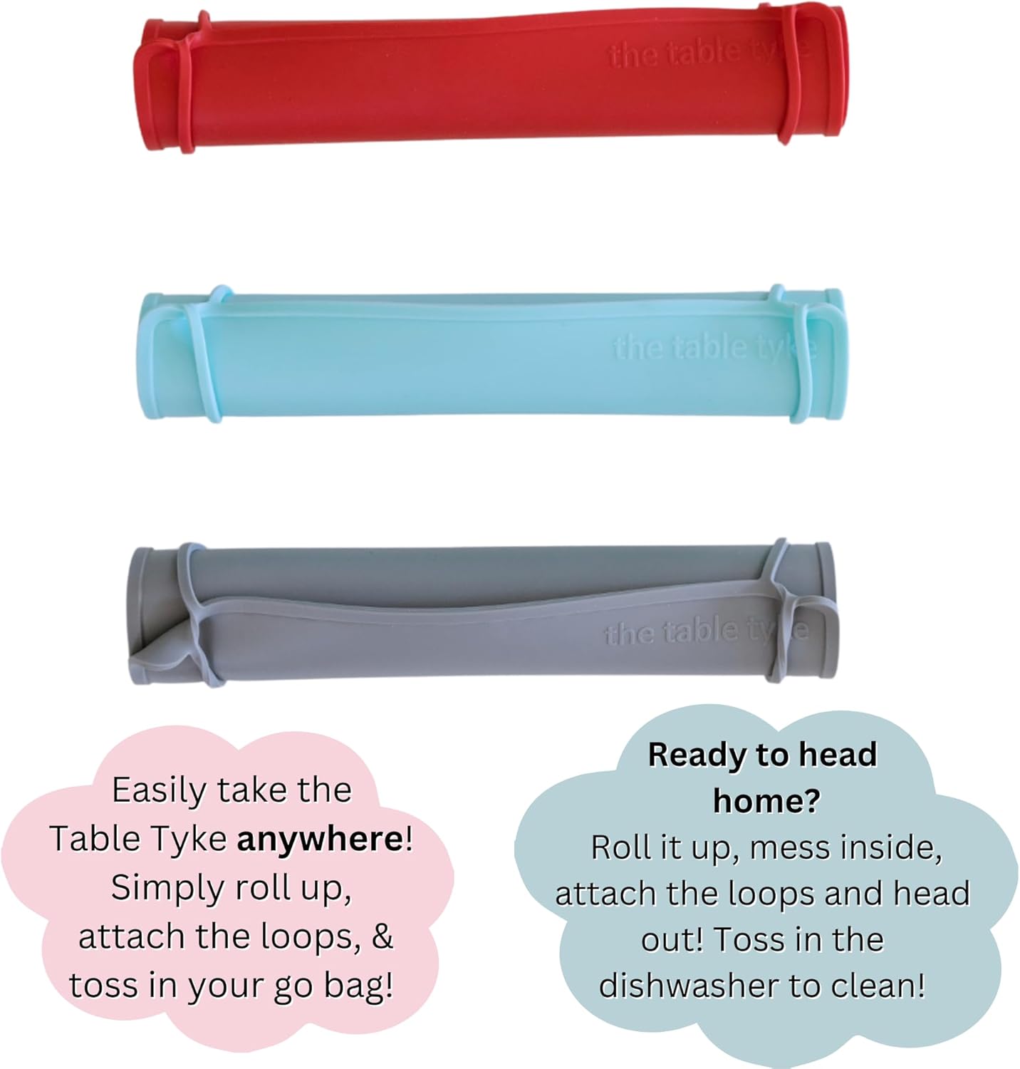 The Table Tyke 100 Silicone Placemat Sage Green 1