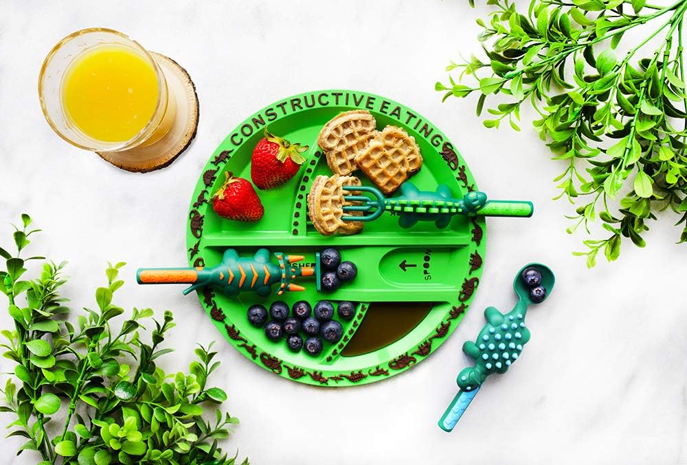 Constructive Eating Dinosaur Toddler Dining Set