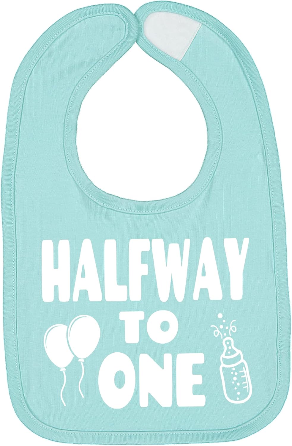 Aidens Corner Handmade Baby Half Birthday Bibs
