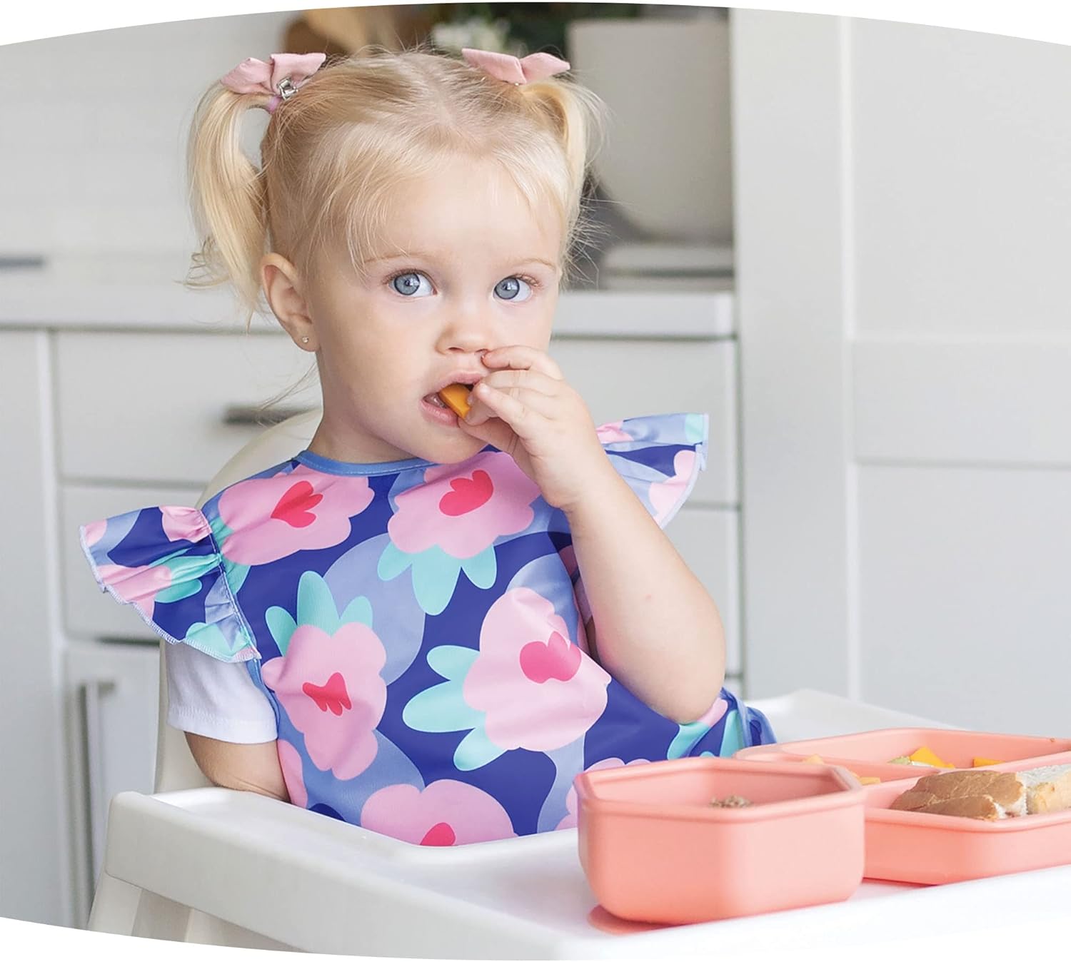 Tiny Twinkle Mess Proof Baby Bib - Waterproof BPA Free