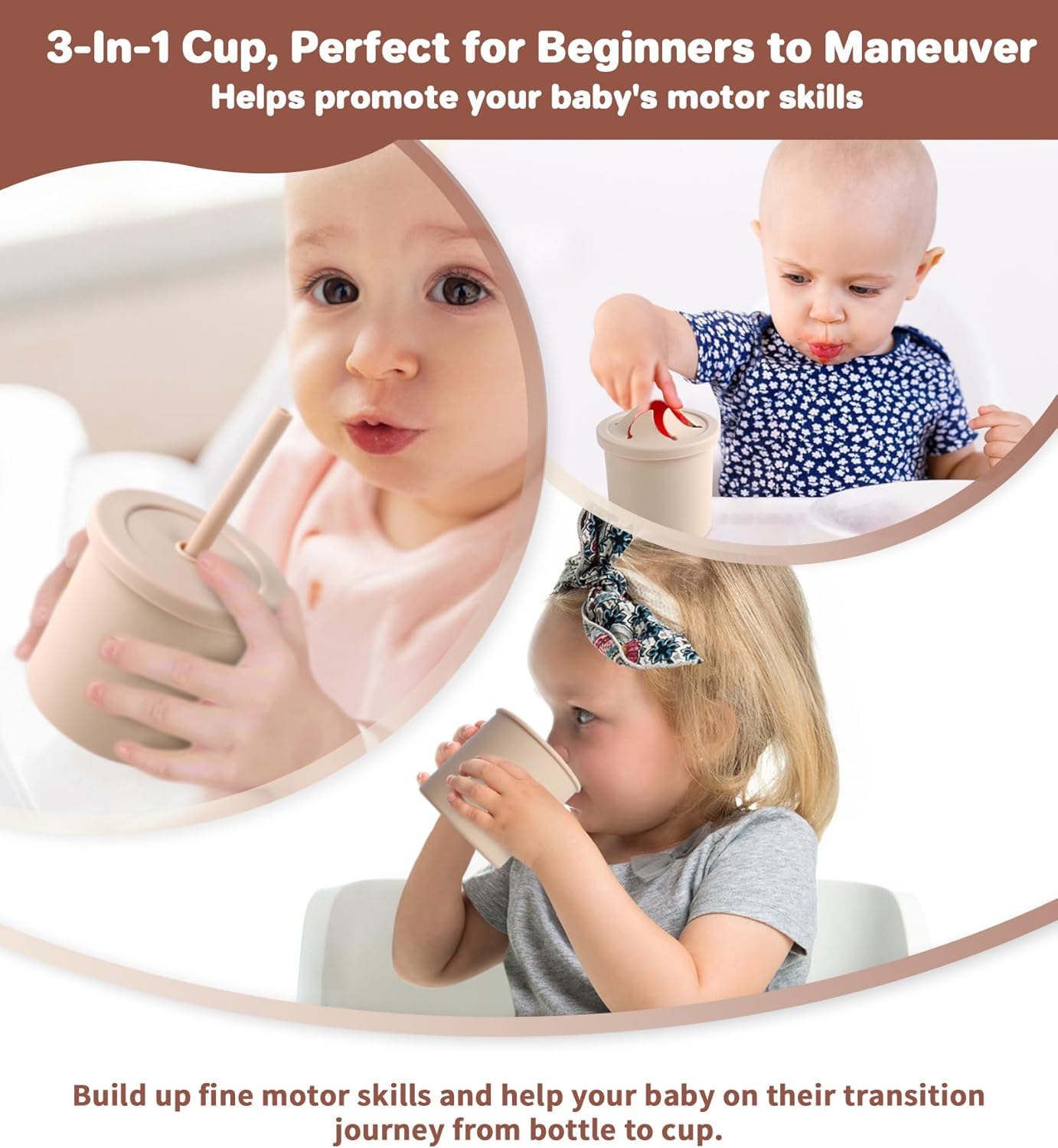 ECLIP Silicone Baby Feeding Set 10 Pcs