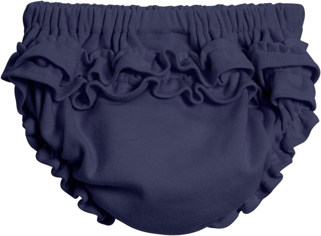 City Threads Made in USA Baby Girls Ruffled Diaper Covers Bloomers