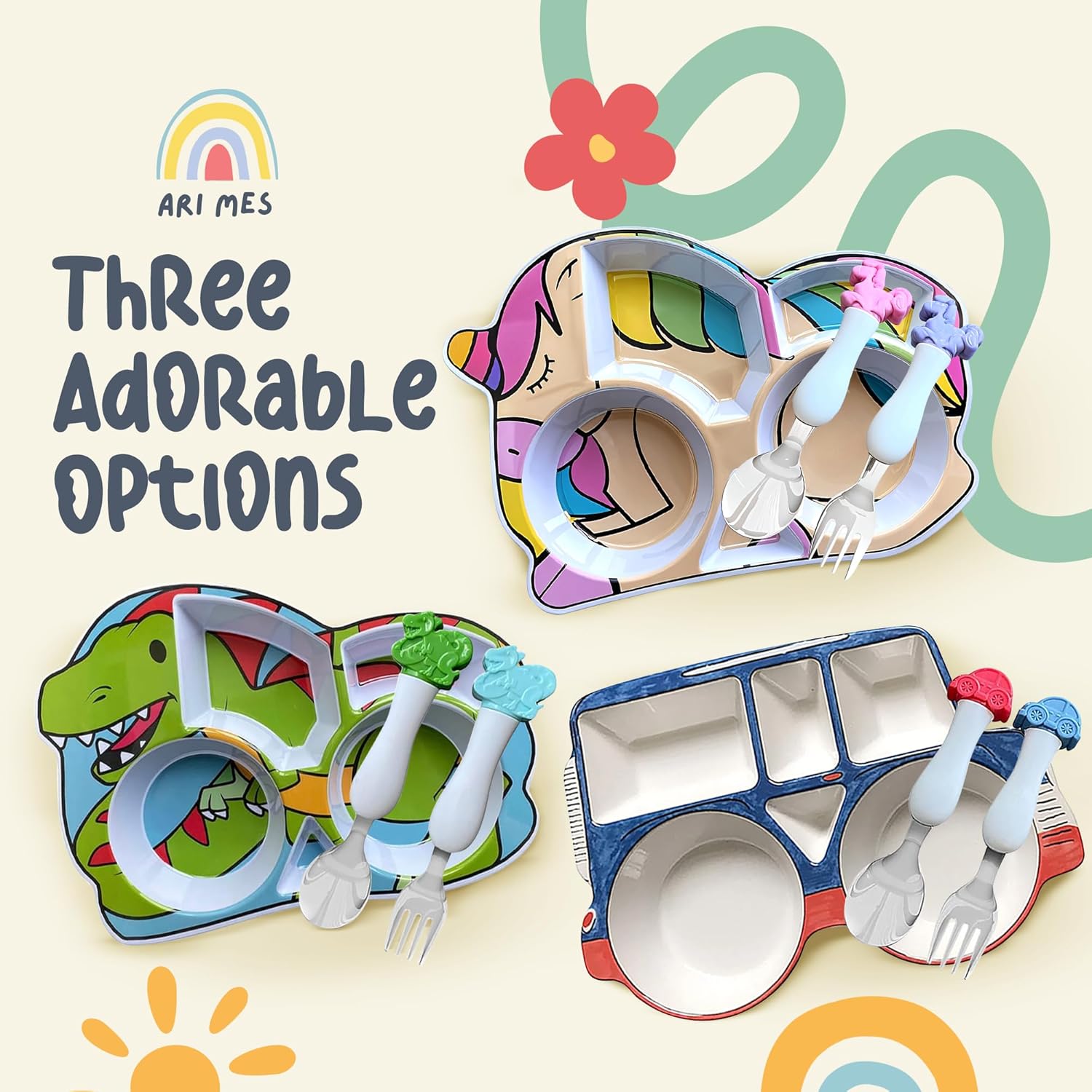 ARI MES - Car Plate Set for Toddlers 1