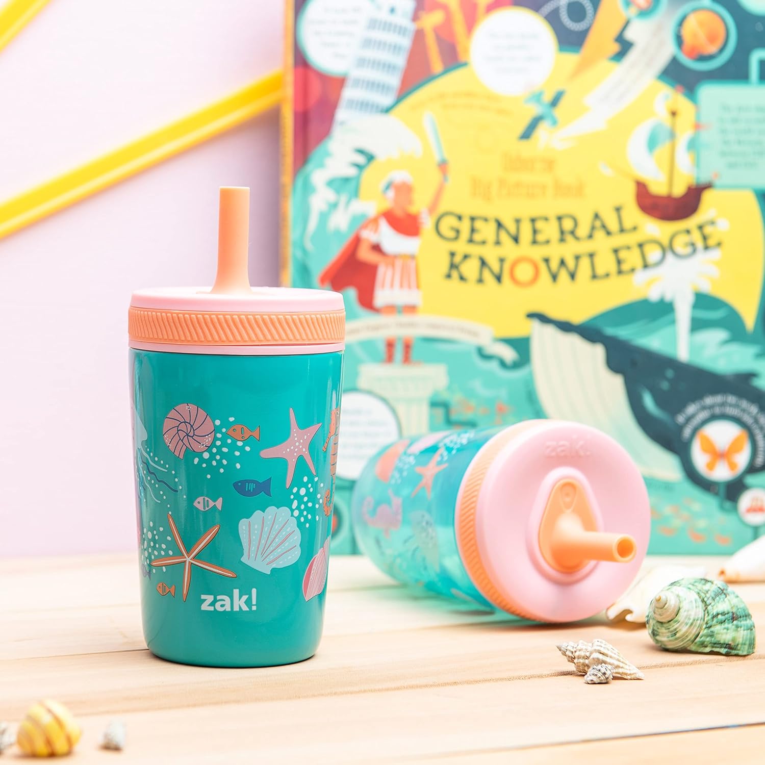 Zak Designs Shells Kelso Tumbler Set 3pc