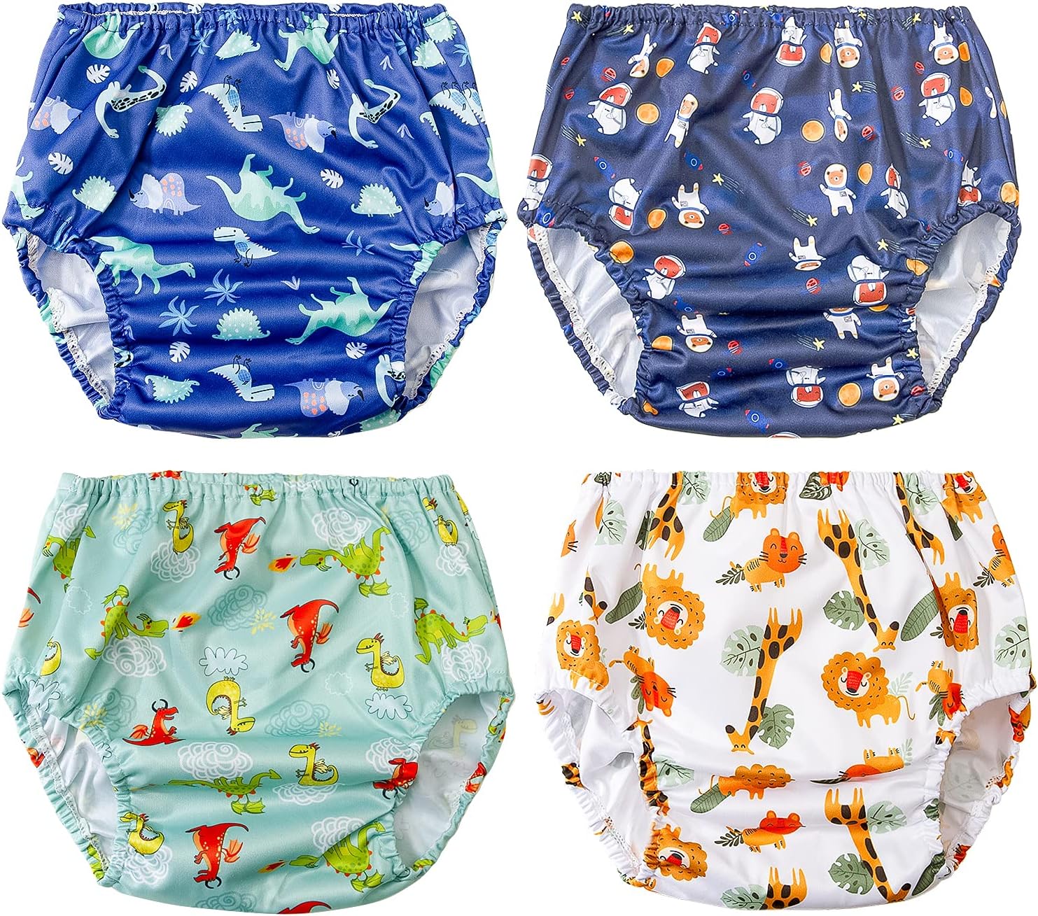 BISENKID Rubber Underpants for Potty Training 2T
