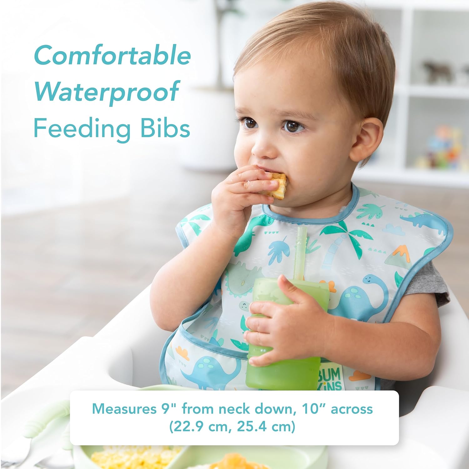 Bumkins Baby Bibs for Boys and Girls 3-Pack Set