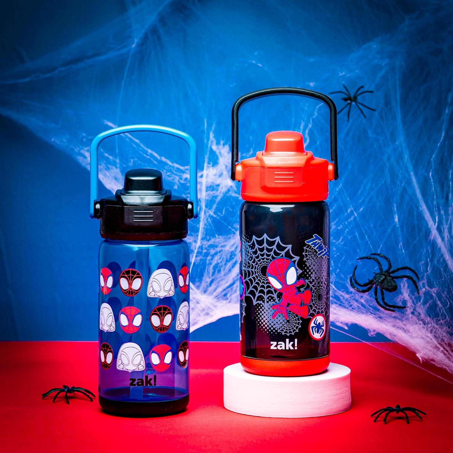 Zak Designs Marvel Spidey Water Bottle 2-Pack Set
