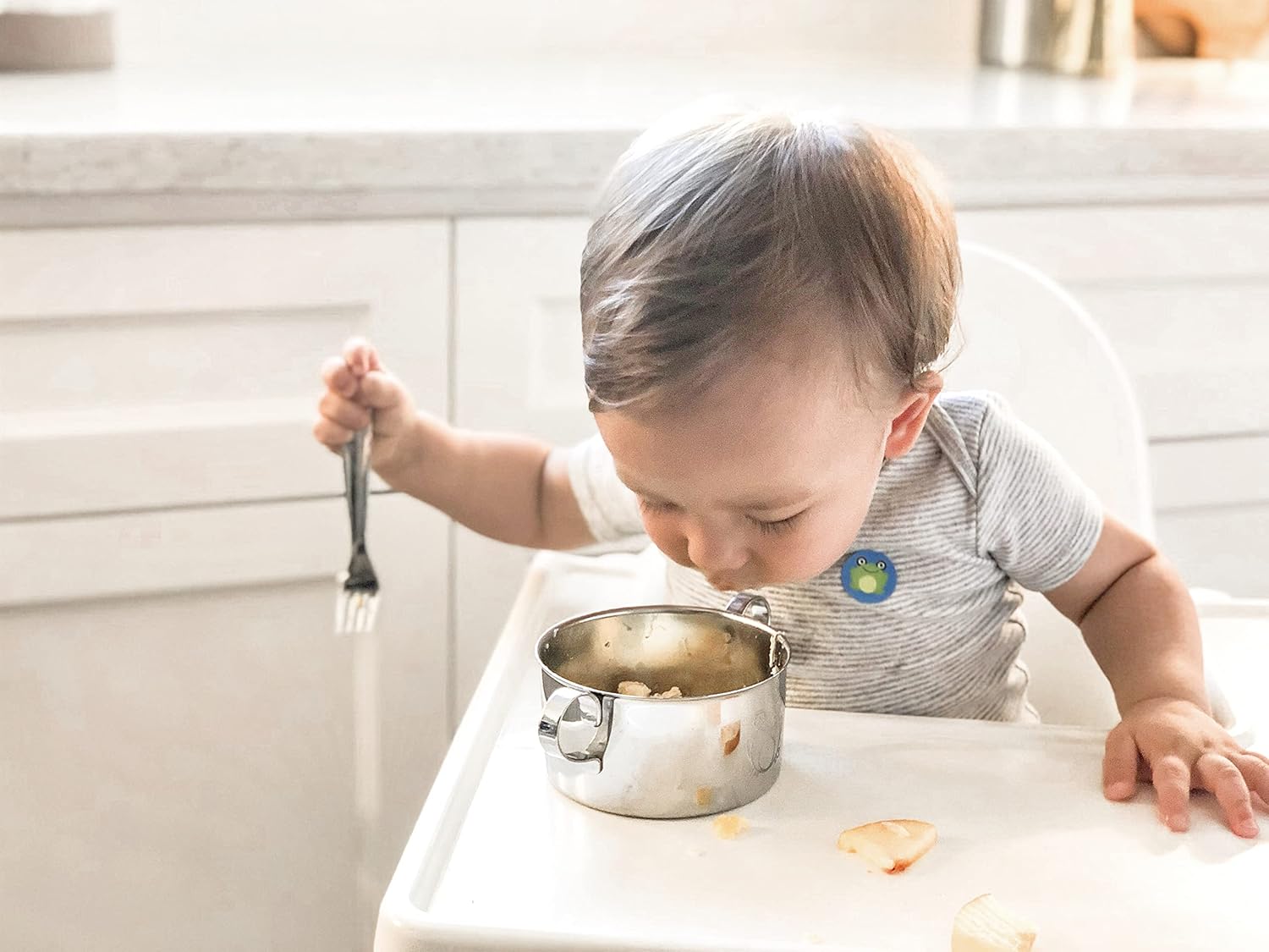 Kiddobloom Stainless Steel Bowl for Babies and Toddlers