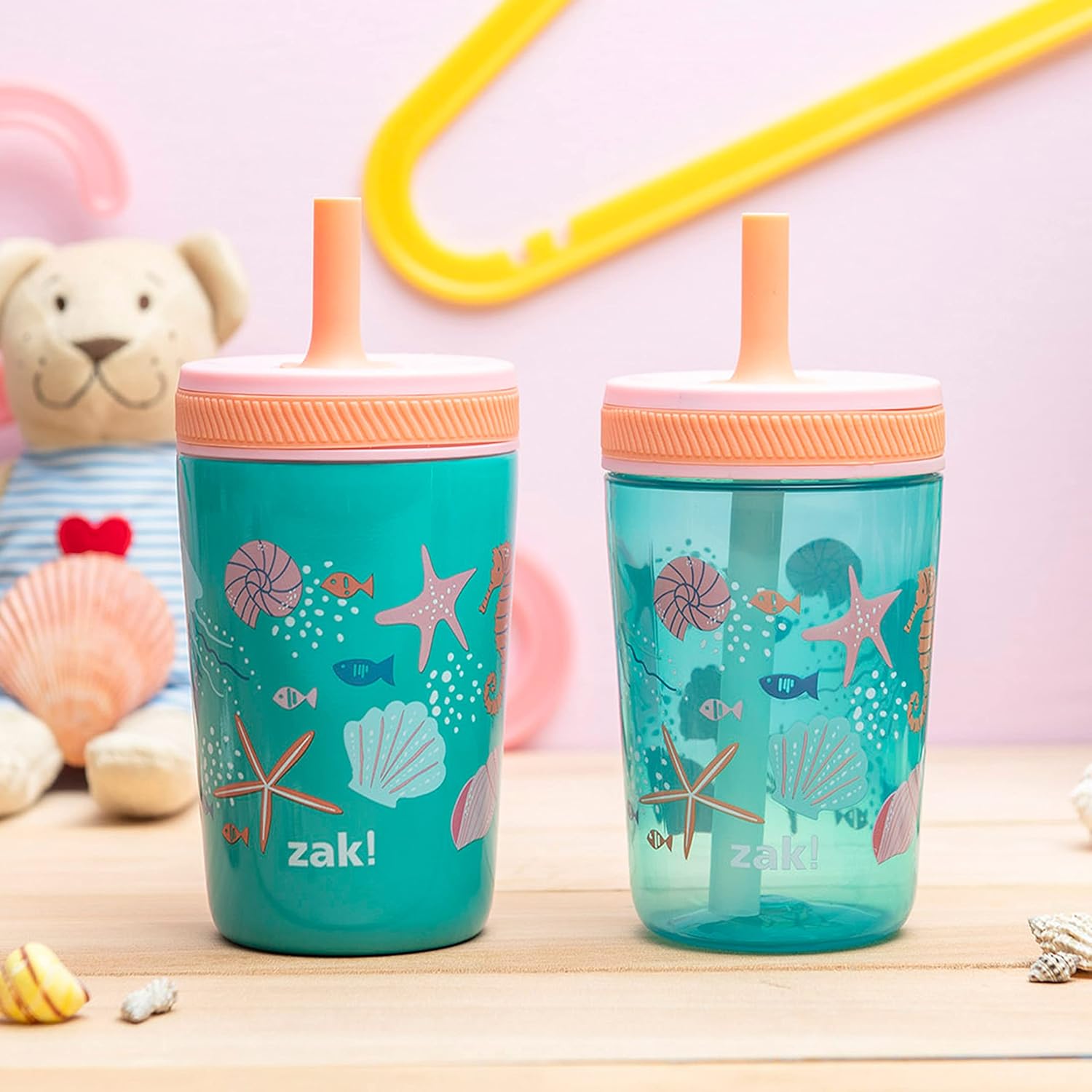 Zak Designs Shells Kelso Tumbler Set 3pc