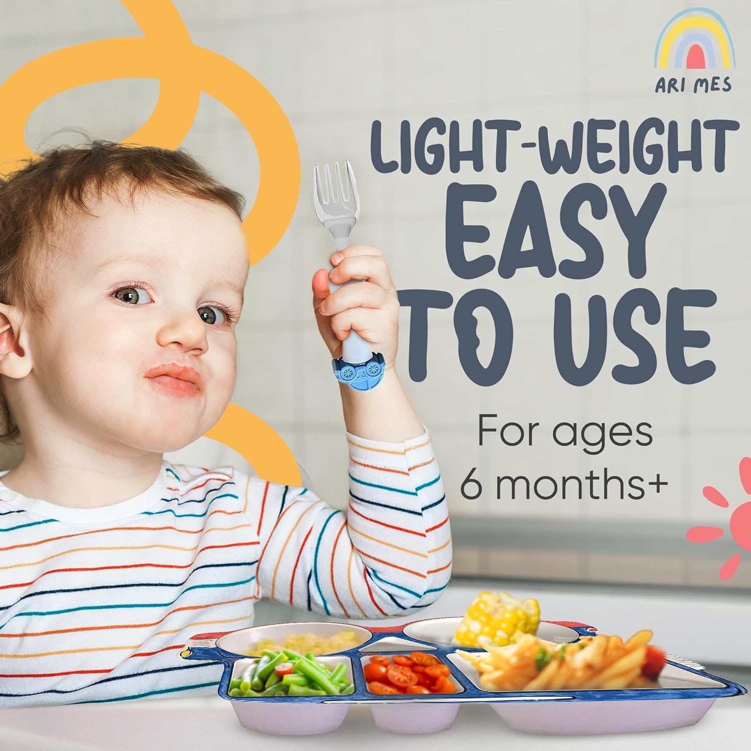 ARI MES - Car Plate Set for Toddlers 1