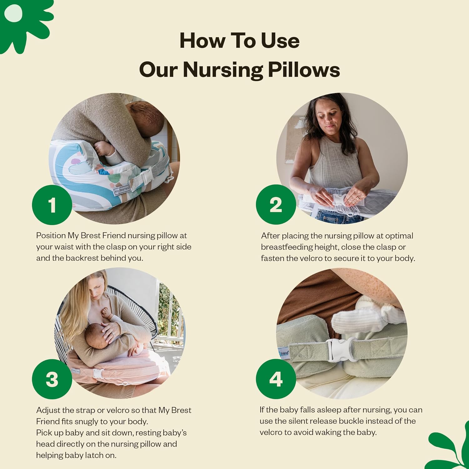 My Brest Friend Deluxe Nursing Pillow Cover - Aqua