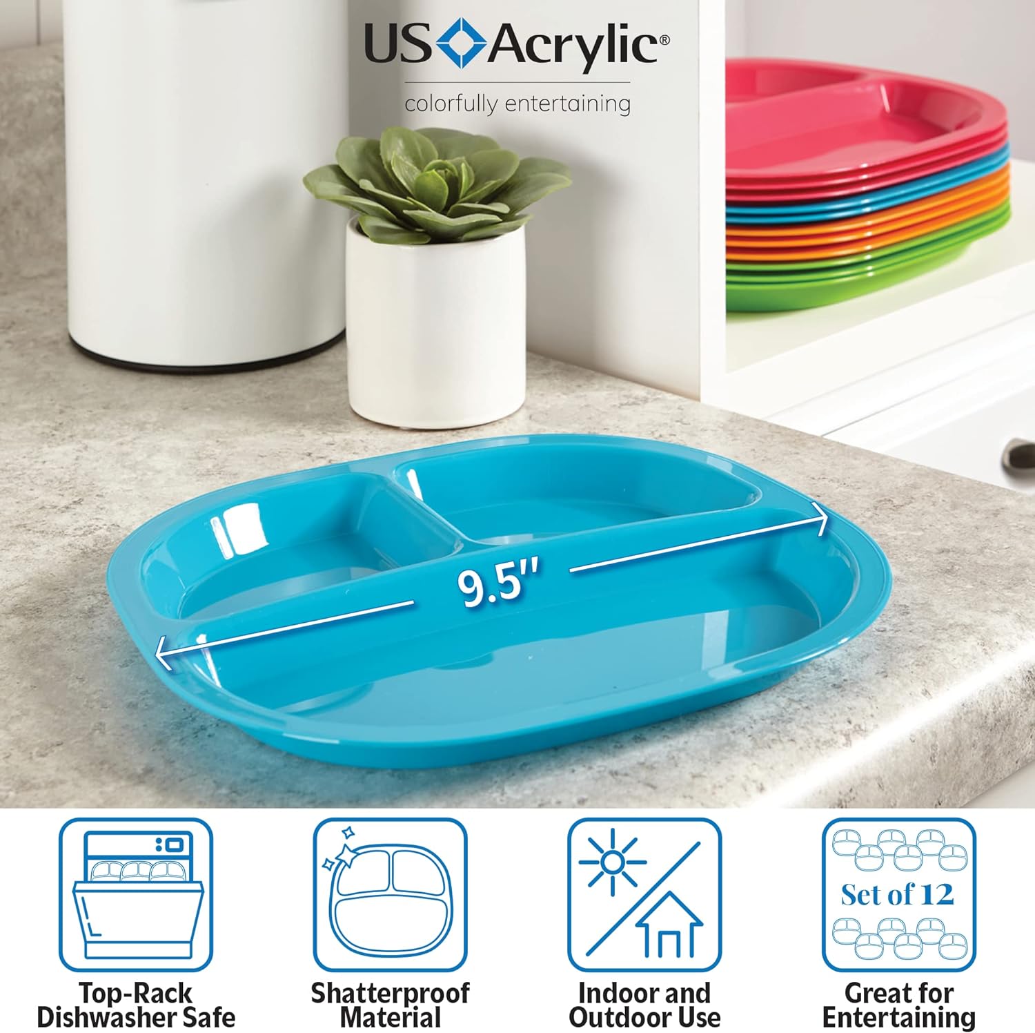 US Acrylic Harmony Kids Tray Set of 12