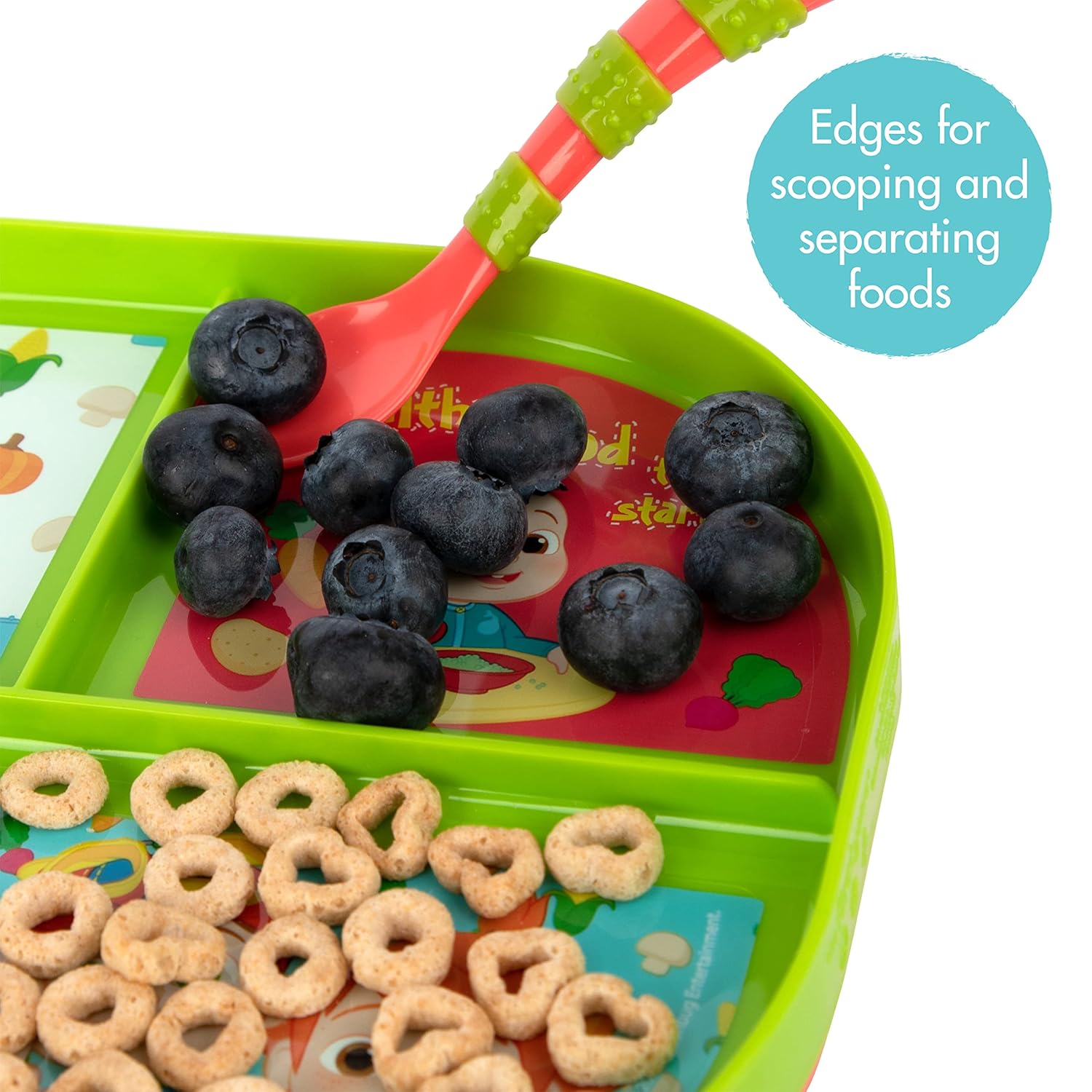 The First Years CoComelon Toddler Plates and Spoons Set