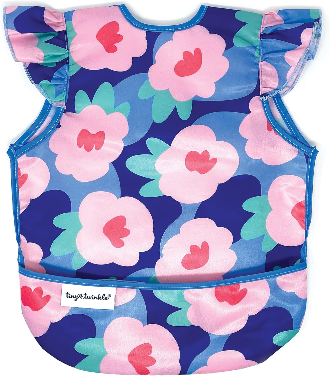 Tiny Twinkle Mess Proof Baby Bib - Waterproof BPA Free