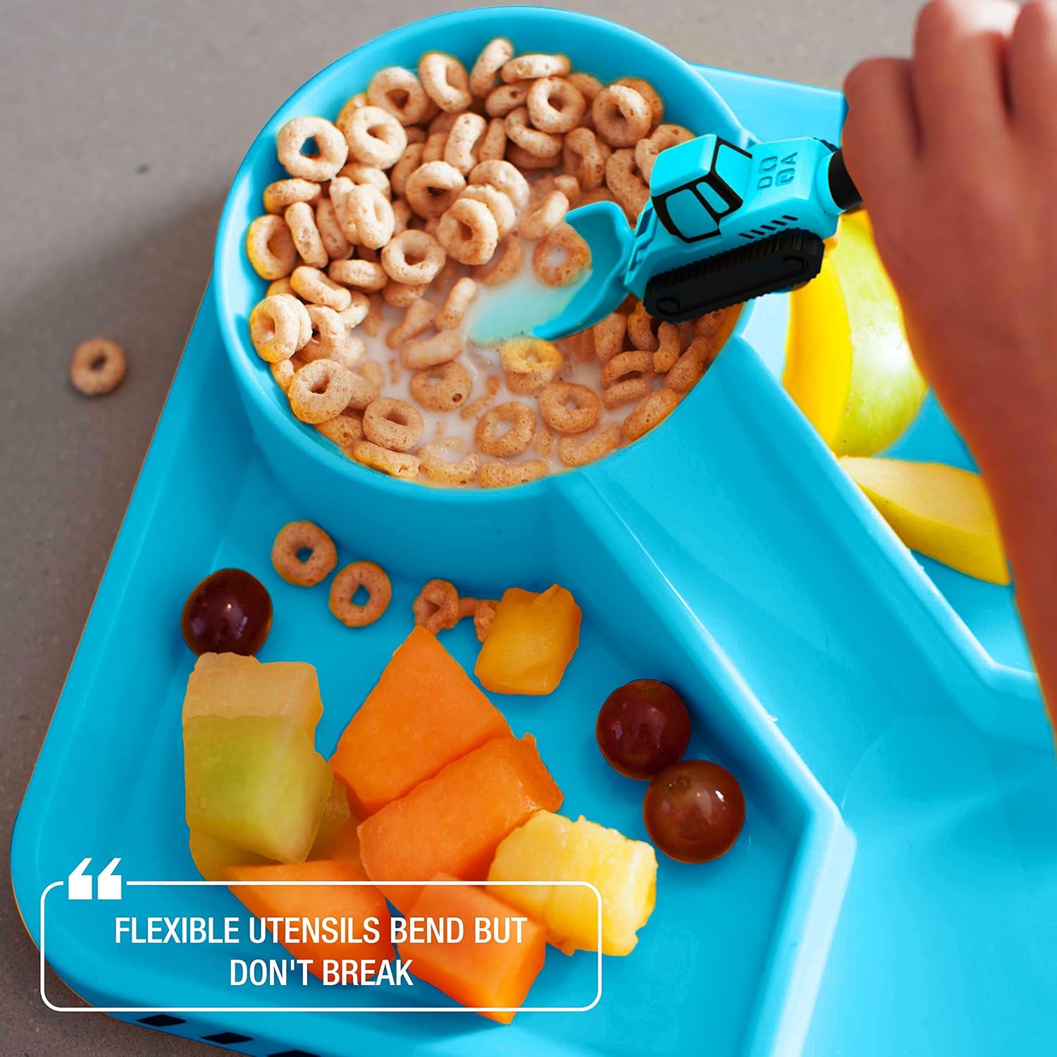 Dinneractive Construction Theme Kid Plate Set