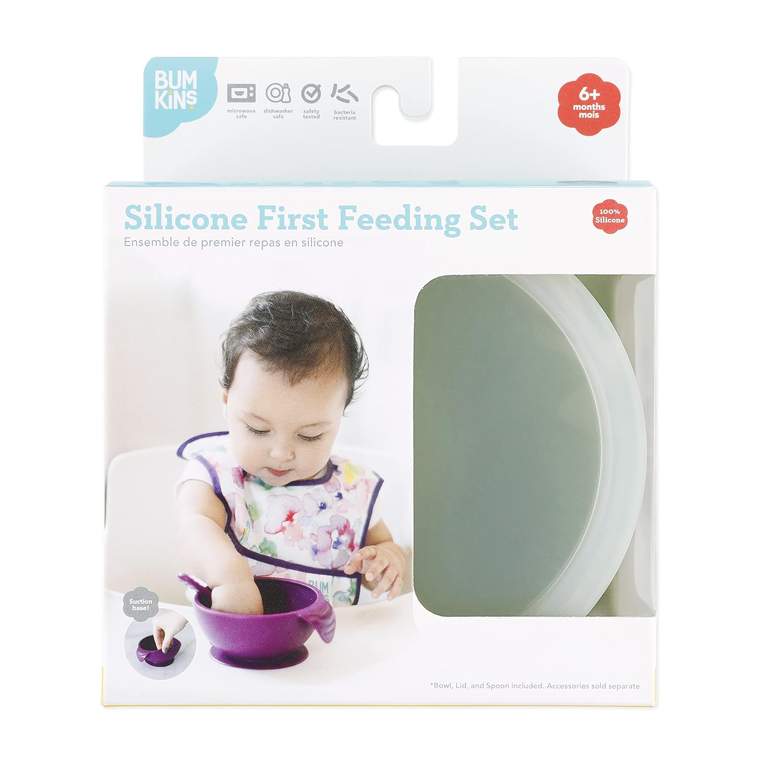 Bumkins Baby Bowl Set for BLW 4 Months Up
