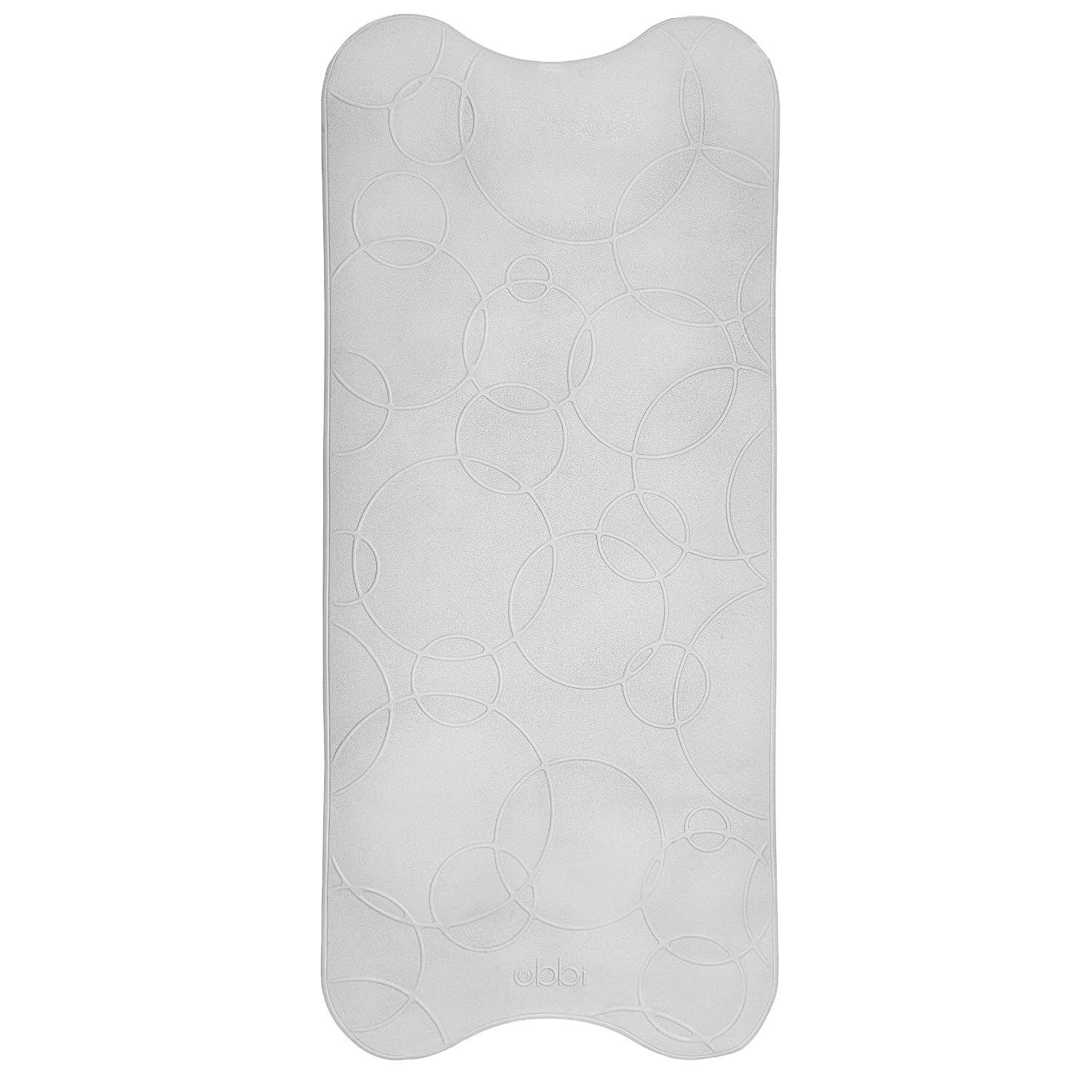 Ubbi Cushioned Non-Slip Bath Mat for Baby Gray