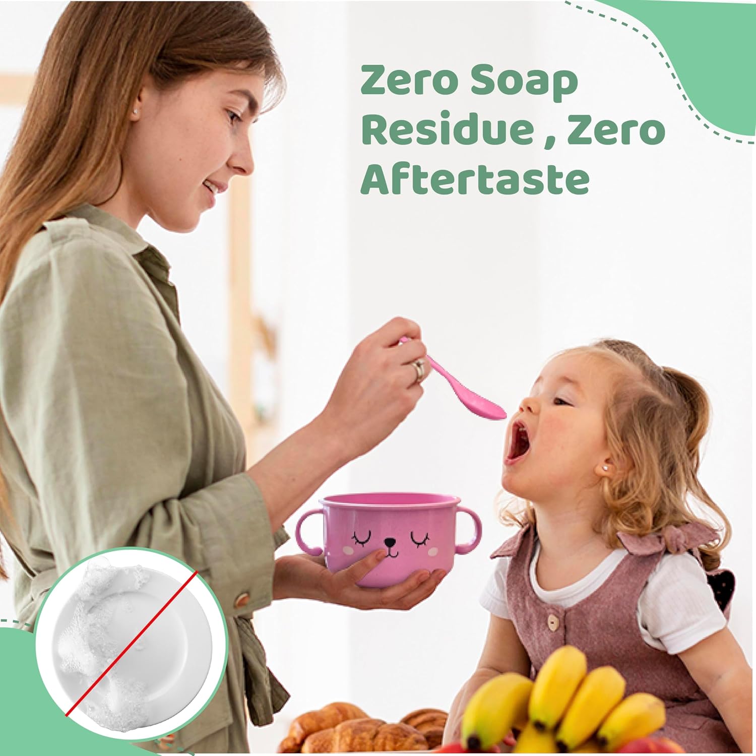 SnugglyBites Suction Bowls for Babies Toddlers Pink White