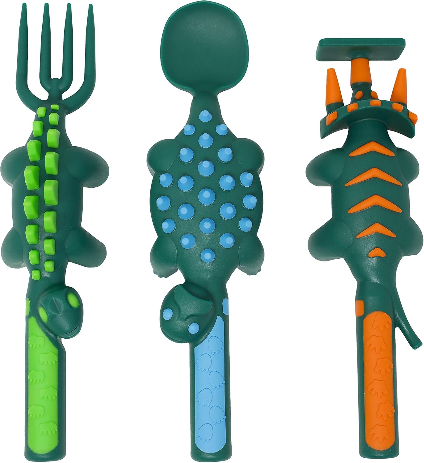 Constructive Eating Dino Toddler Utensils Placemat Set