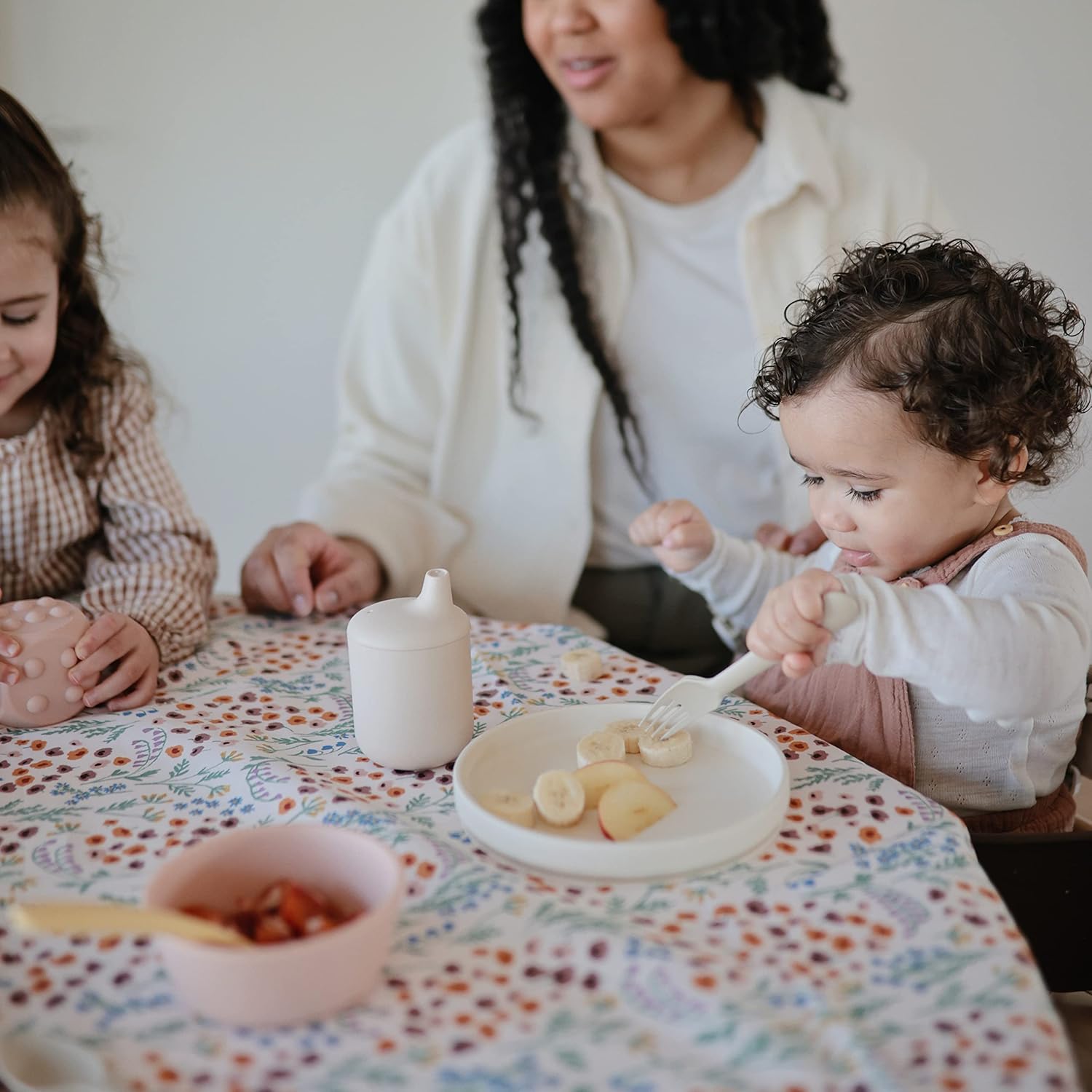 Mushie Classic Silicone Suction Plate BPA-Free Ivory