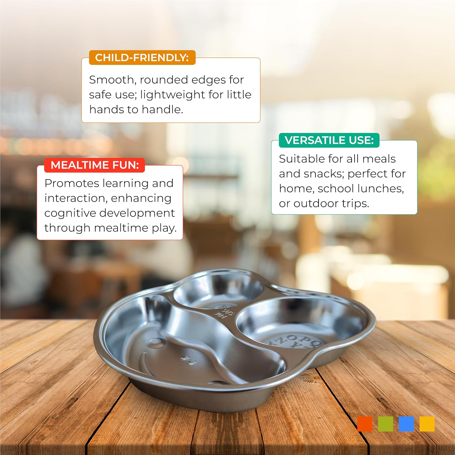 Smarty Plates Kids Mealtime Dishes