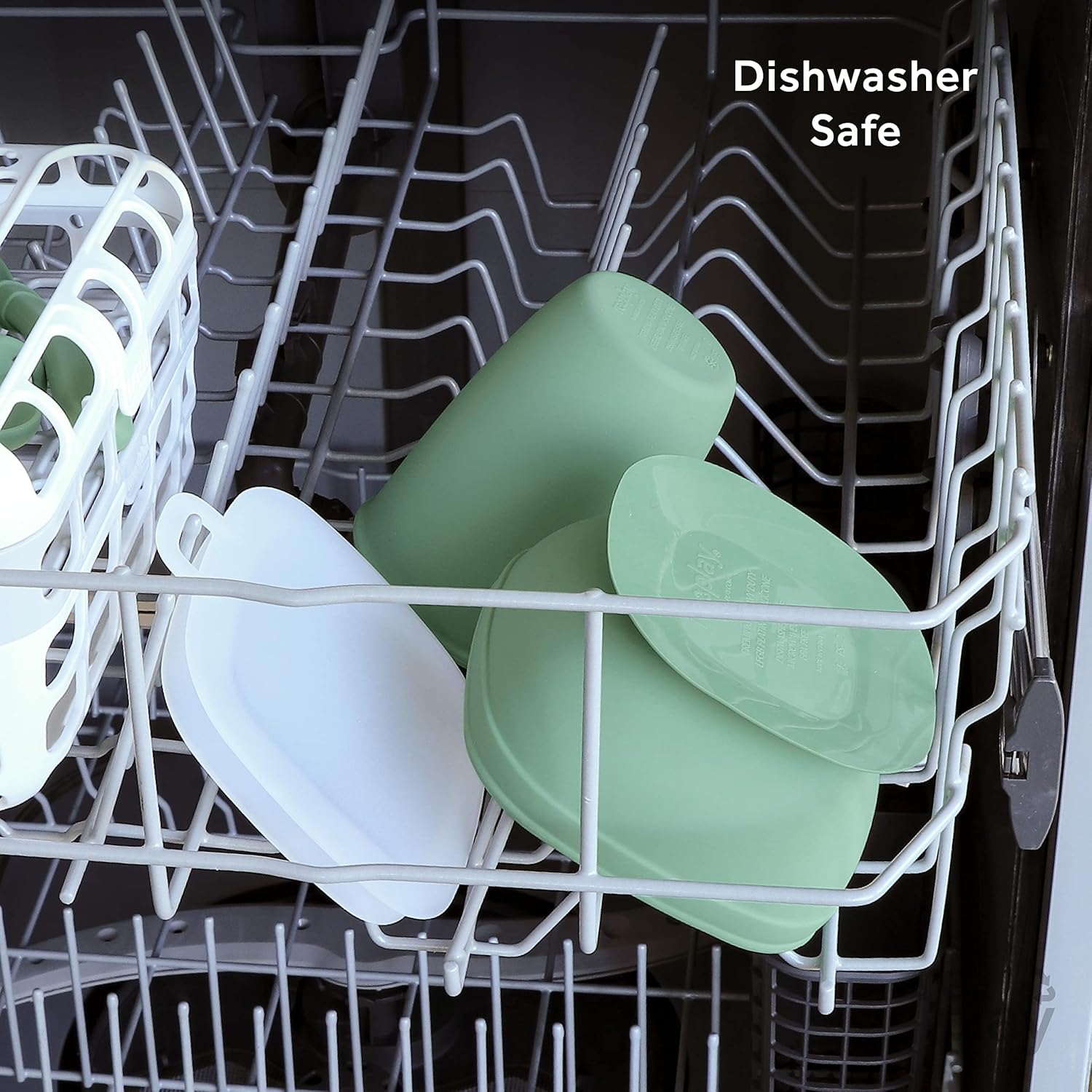 Re-Play Sustainables Silicone Suction Bowl - 11 oz Sage