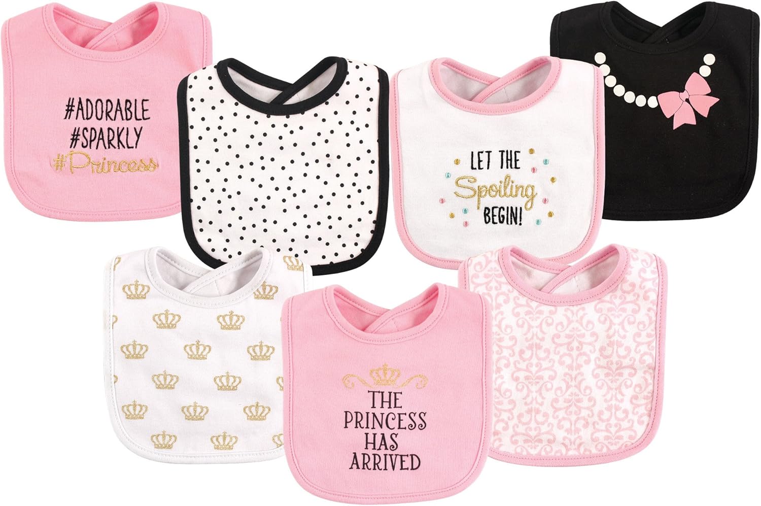Hudson Baby Unisex Cotton Bibs Set