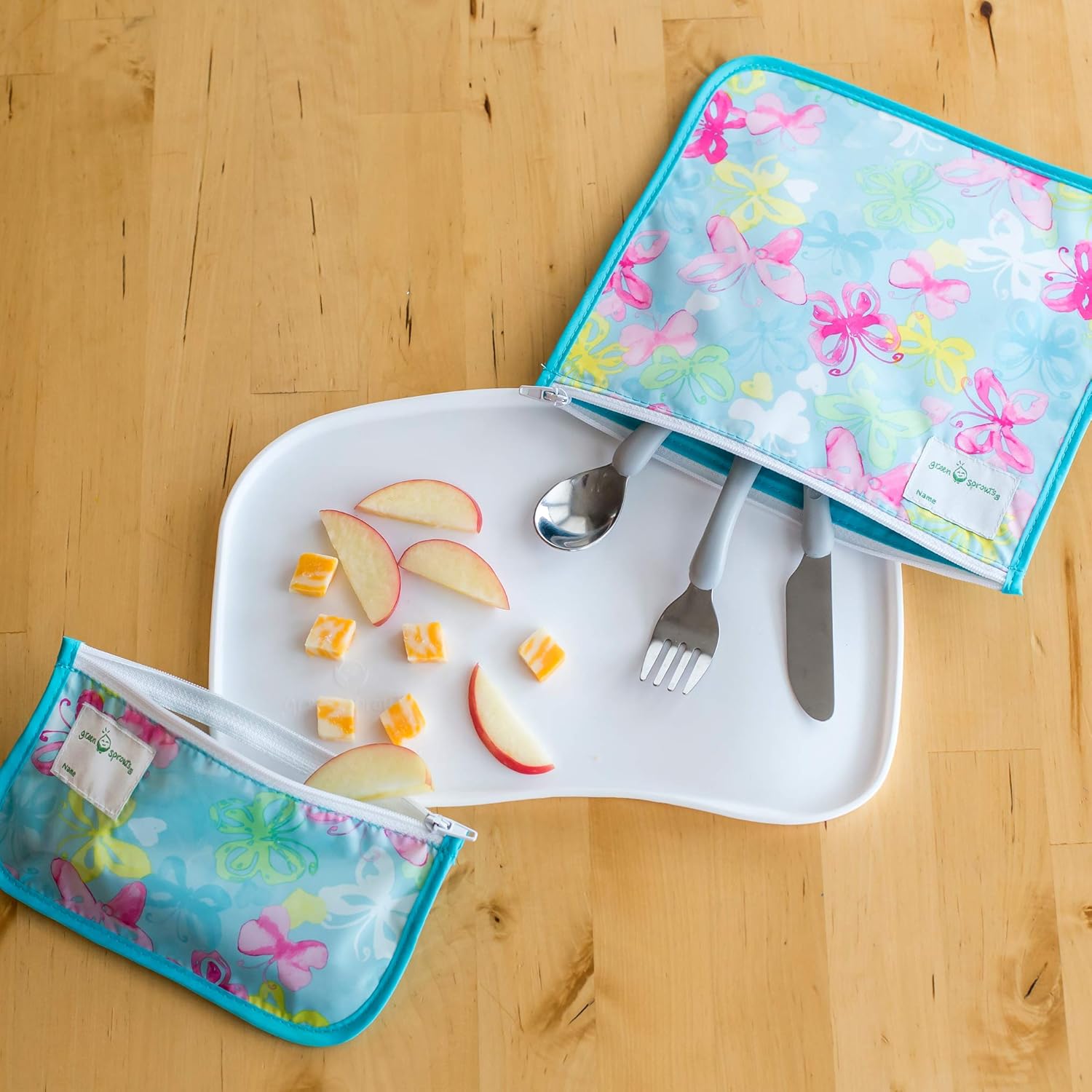Green Sprouts Reusable Insulated Sandwich Bags 2 Pack