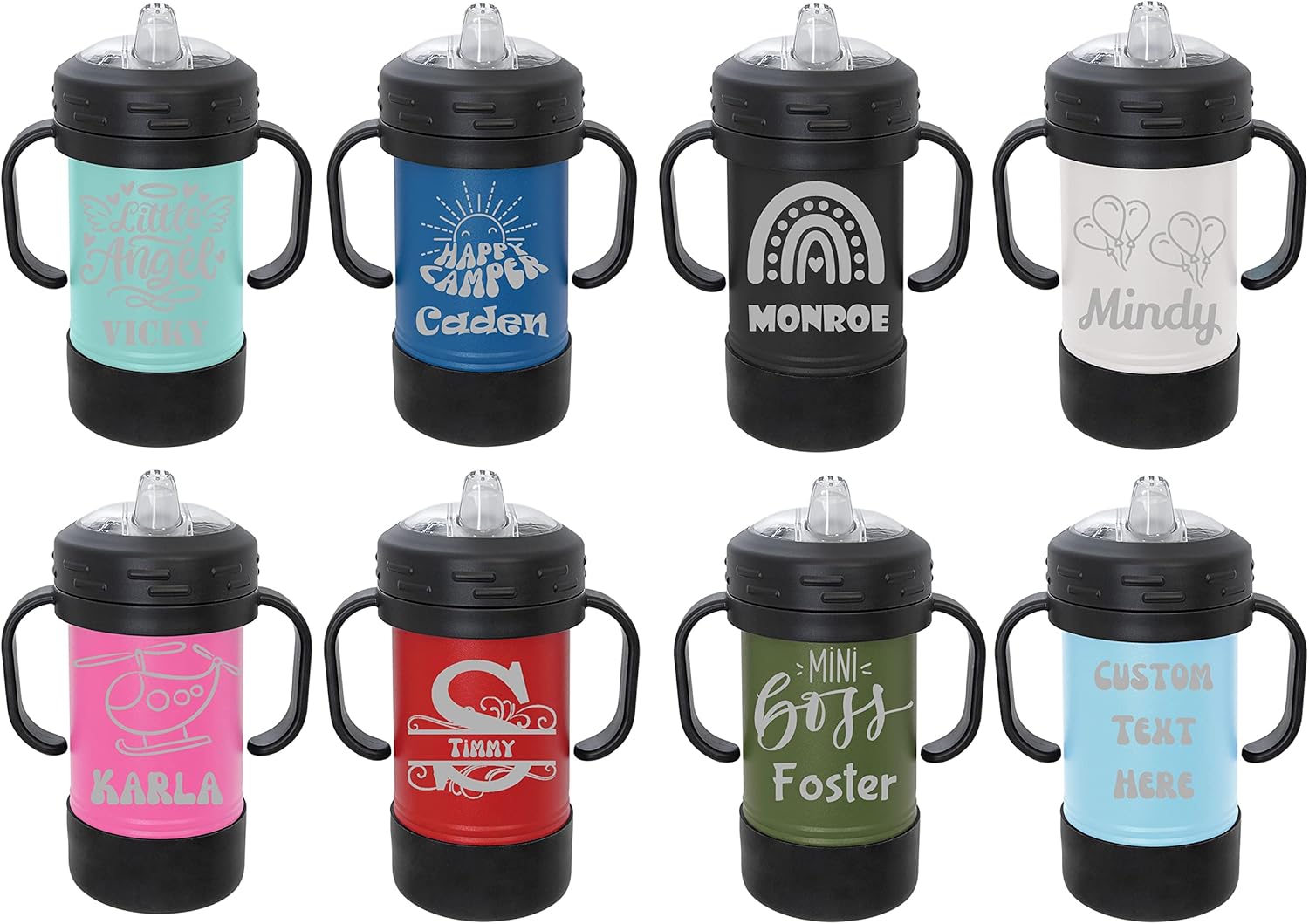 OEZZO 10oz Insulated Sippy Cup for Kids