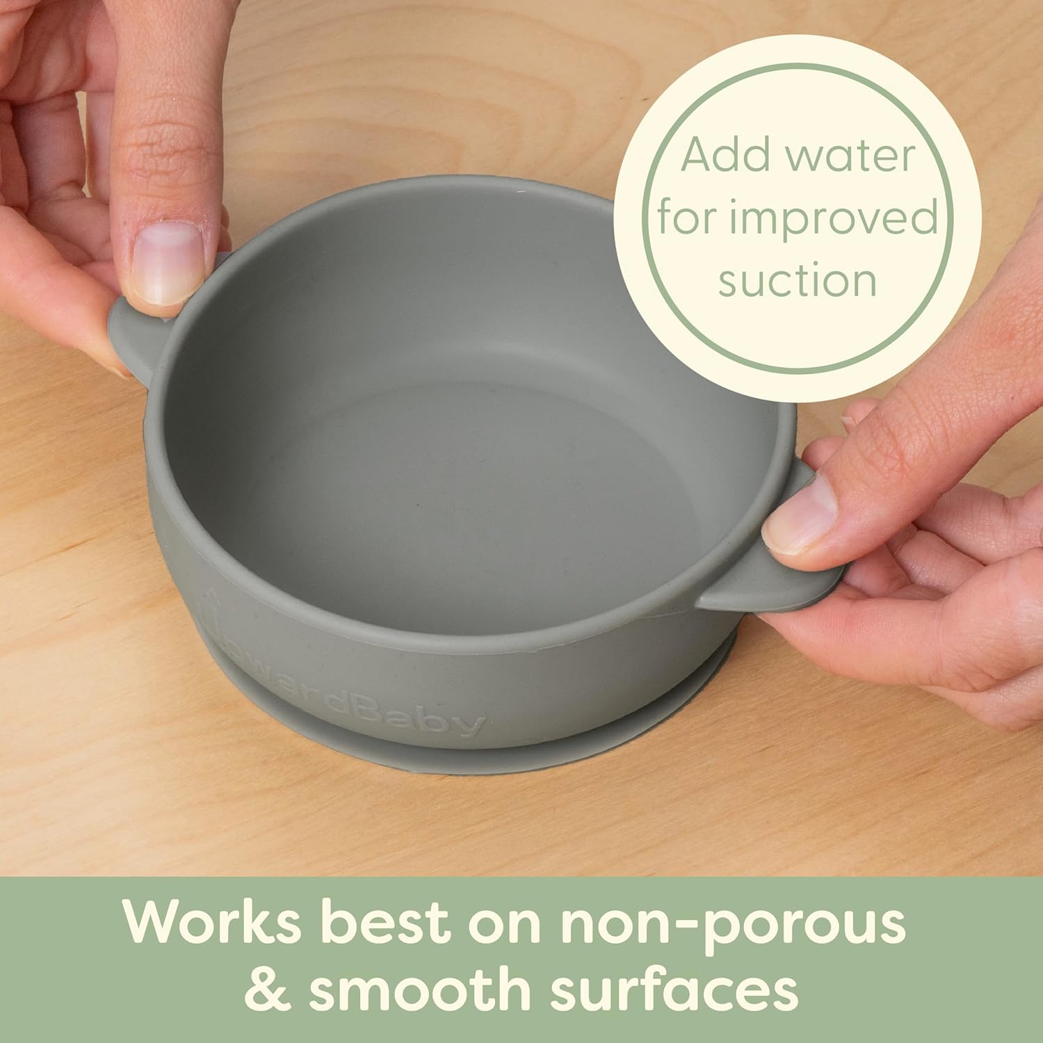 UpwardBaby Silicone Suction Bowls for Baby Toddlers