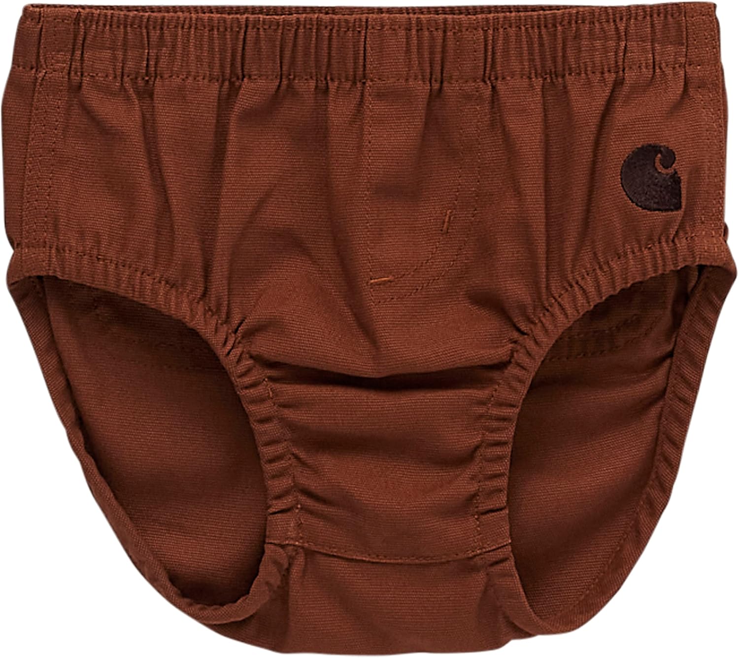 Carhartt Baby Canvas Diaper Cover Brown 6M