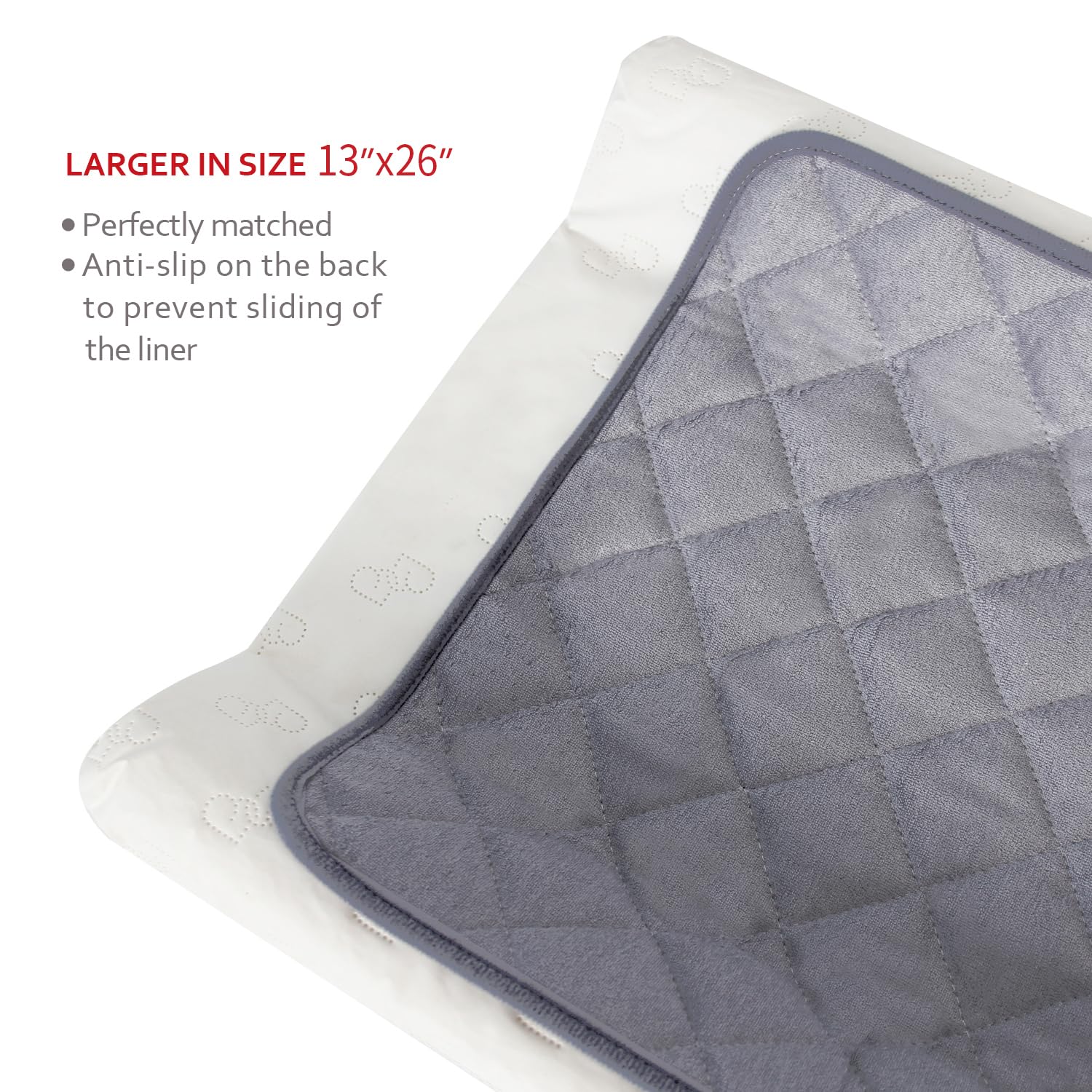 Moonsea Reusable Diaper Changing Pad Liner 3 Pack