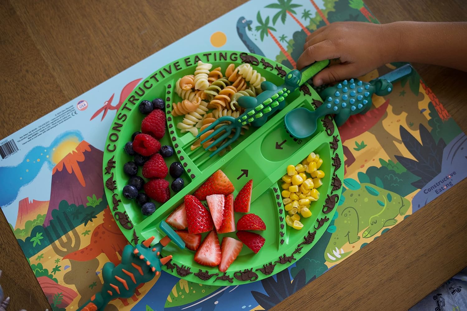 Constructive Eating Dinosaur Toddler Dining Set