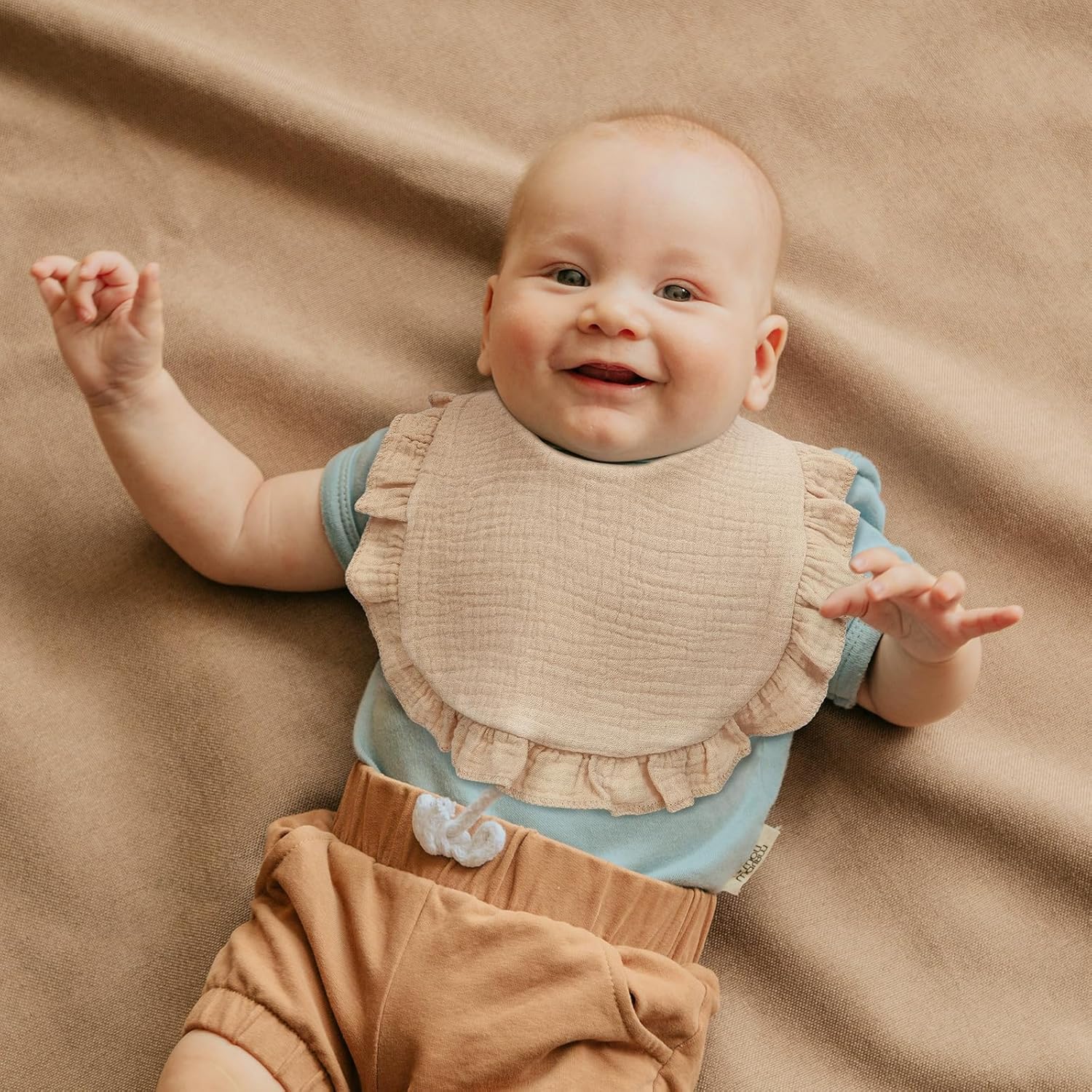 DOSMINE Muslin Baby Bibs 10 Pack for Boys Girls
