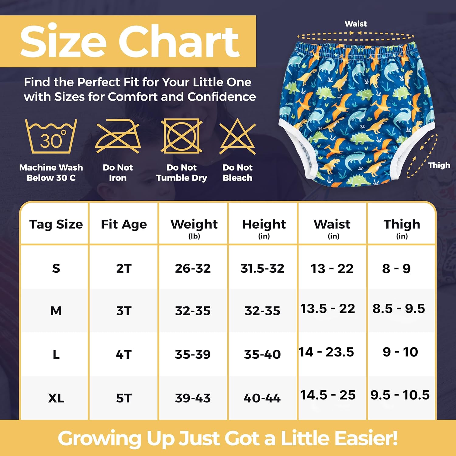 Snugglekid Waterproof Underwear for Potty Training 6-Pack 1