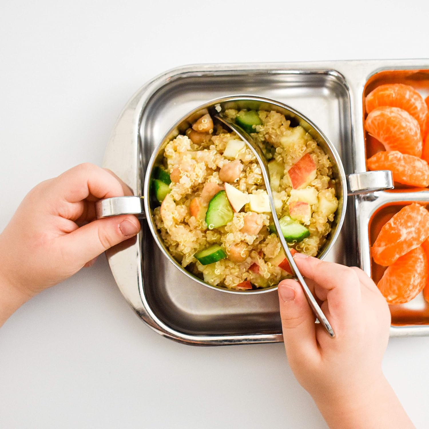 Kiddobloom Stainless Steel Bowl for Babies and Toddlers