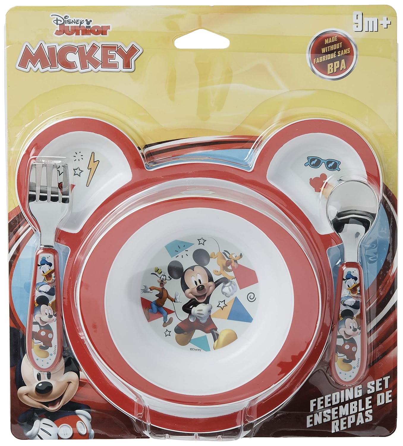 The First Years Disney Mickey Mouse Dinnerware Set 4 Count